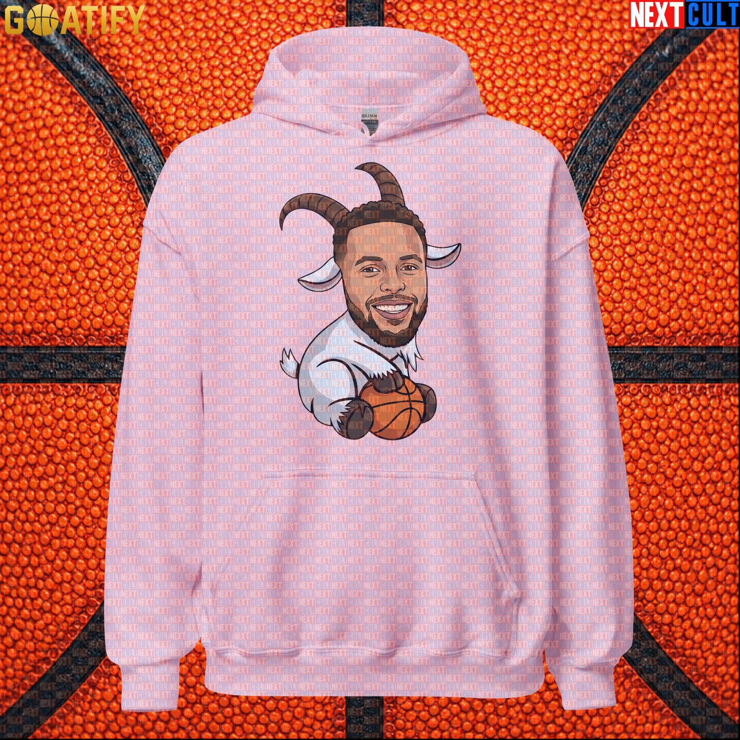 Stephen Curry Hoodie GOAT Basketball Pullover for Warriors Fans, Funny NBA Sports Gift | Hoodies | ["Basketball", "Golden State Warriors", "NBA", "NCB", "Stephen Curry"]