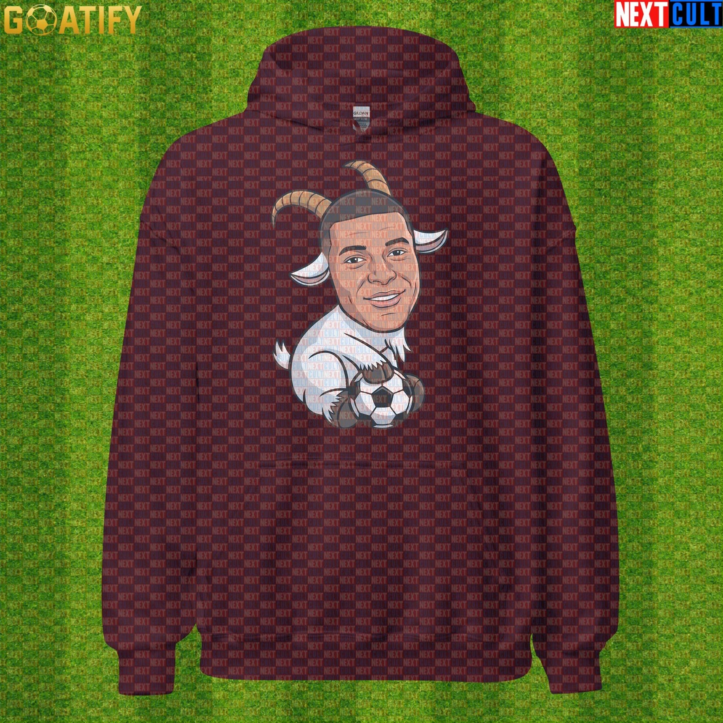 Kylian Mbappe Hoodie – Funny GOAT Football Pullover Gift for France and Real Madrid Fans |  | ["Football", "France", "Kylian Mbappe", "PSG", "Real Madrid", "Soccer"]