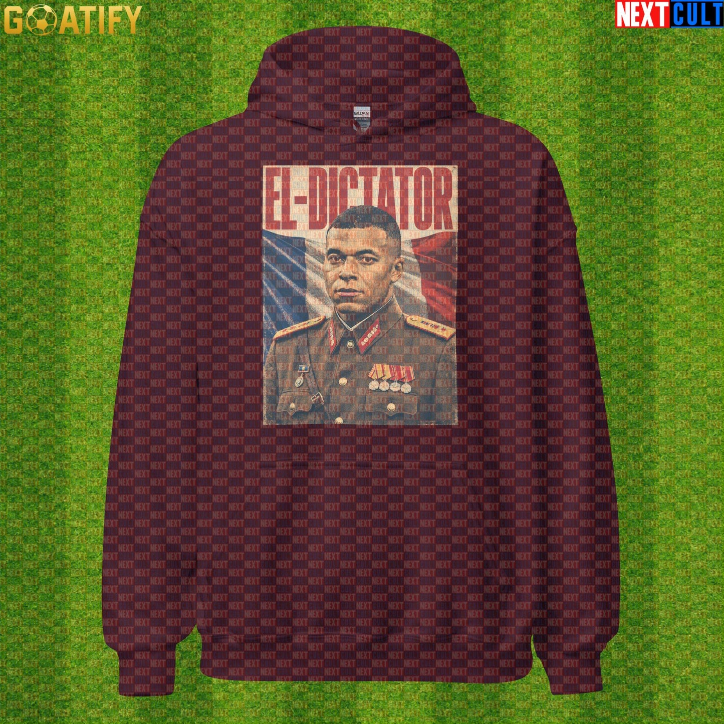Kylian Mbappe Hoodie – El Dictator Vintage Football Meme Pullover for Real Madrid Fans |  | ["Football", "France", "Kylian Mbappe", "PSG", "Real Madrid", "Soccer"]