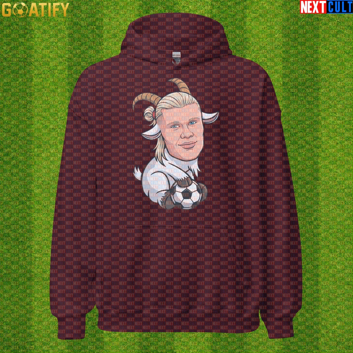 Erling Haaland Hoodie – Goal Machine Football Pullover for Man City and World Cup Fans |  | ["Borussia Dortmund", "Erling Haaland", "Football", "Manchester City", "Norway", "Soccer"]