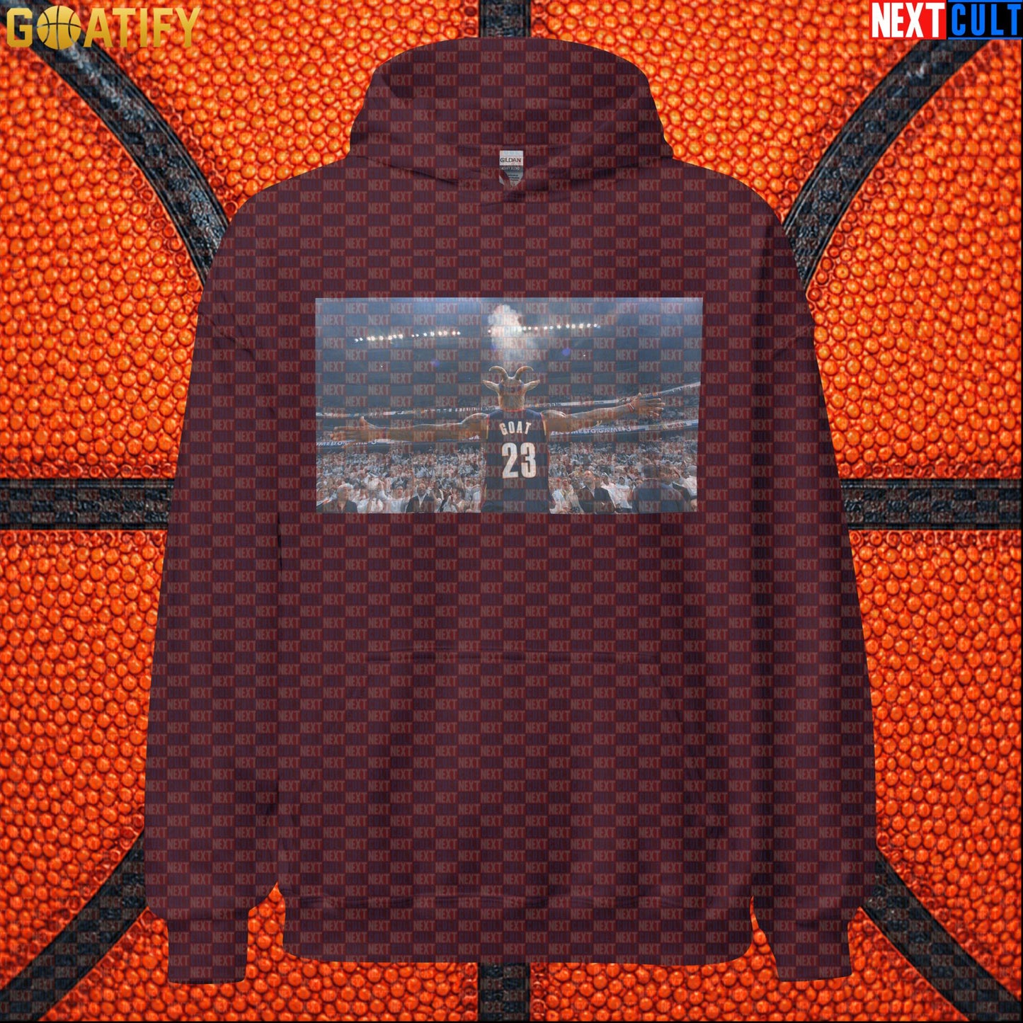 LeBron James Hoodie – GOAT Chalk Toss Pullover for Cleveland Cavaliers Match Days |  | ["Basketball", "Cleveland Cavaliers", "LeBron James", "NBA"]