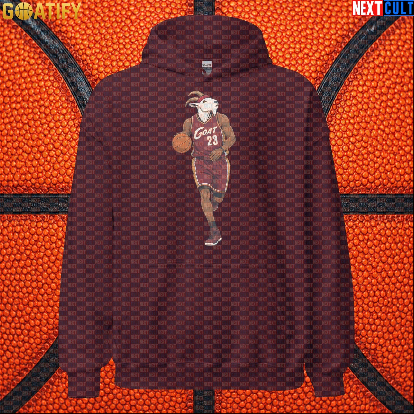 LeBron James Hoodie – Number 23 GOAT Pullover Gift for Cleveland Cavaliers Fans |  | ["Basketball", "Cleveland Cavaliers", "LeBron James", "NBA"]
