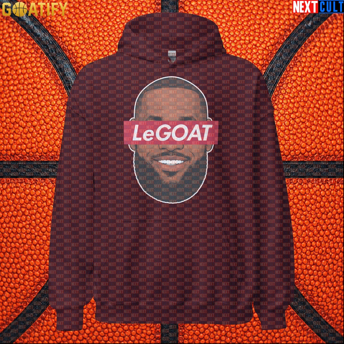 LeBron James Hoodie – LeGOAT Streetwear Pullover Gift for Basketball Fans and NBA Game Days |  | ["Basketball", "Cleveland Cavaliers", "LeBron James", "Los Angeles Lakers", "Miami Heat", "NBA"]