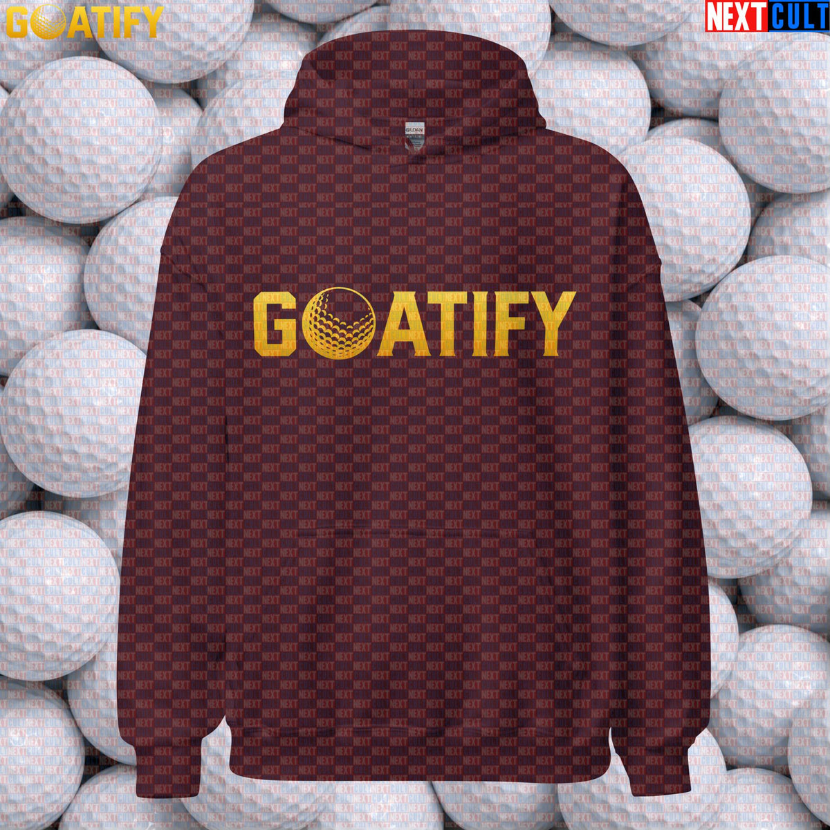Golf GOAT Hoodie Golden Golf Ball Pullover for Golfers, Sports Fans & Gifts | GOATIFY | Hoodies | ["Golf", "NCB", "PGA"]