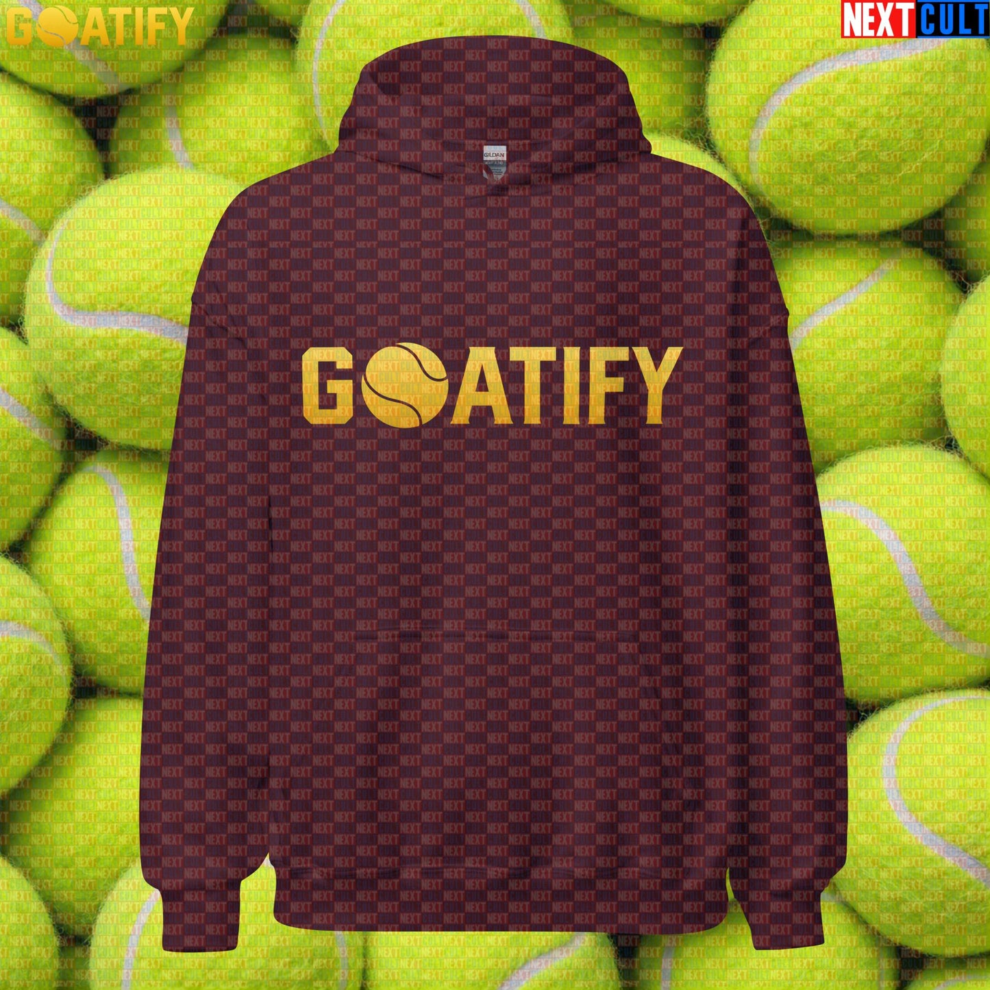 Tennis GOAT Hoodie Golden Ball Pullover for Tennis & Padel Fans, Players & Gifts | GOATIFY | Hoodies | ["NCB", "Padel", "Tennis"]