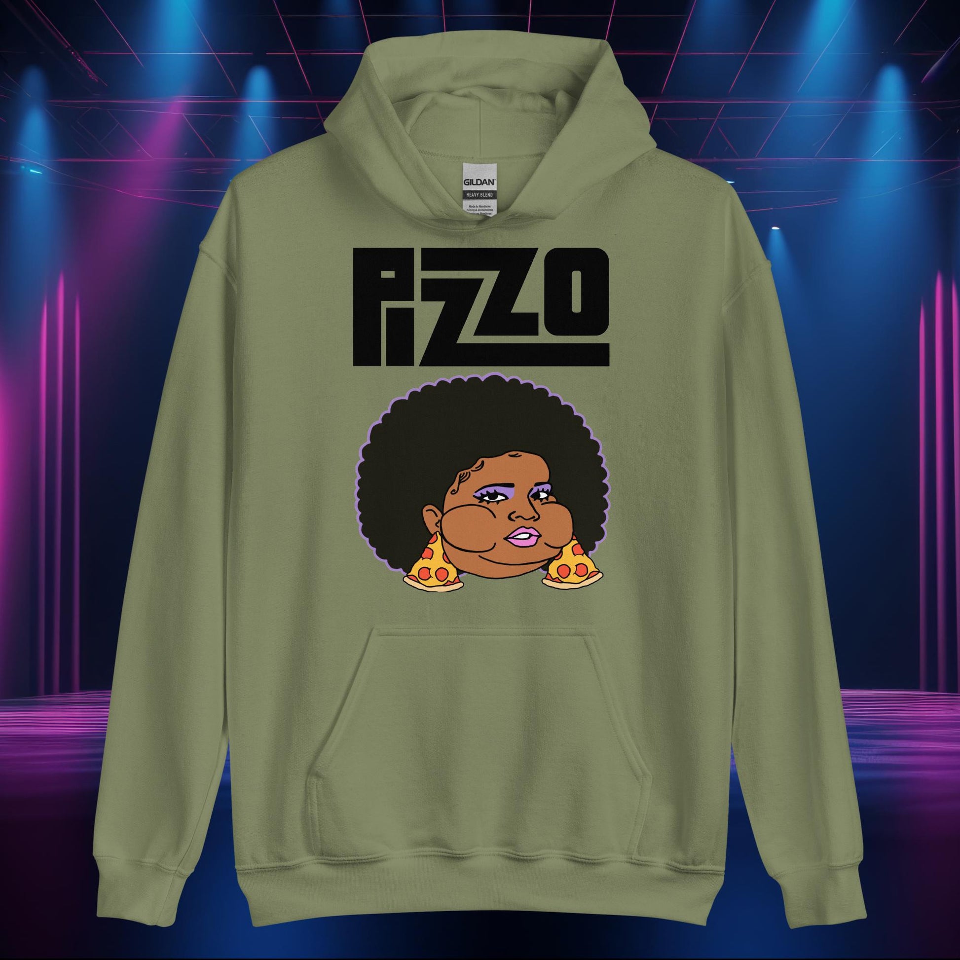 Pizzo Lizzo Pizza Lizzo Merch Lizzo Gift Body Positivity Body empowerment Lizzo Unisex Hoodie Next Cult Brand