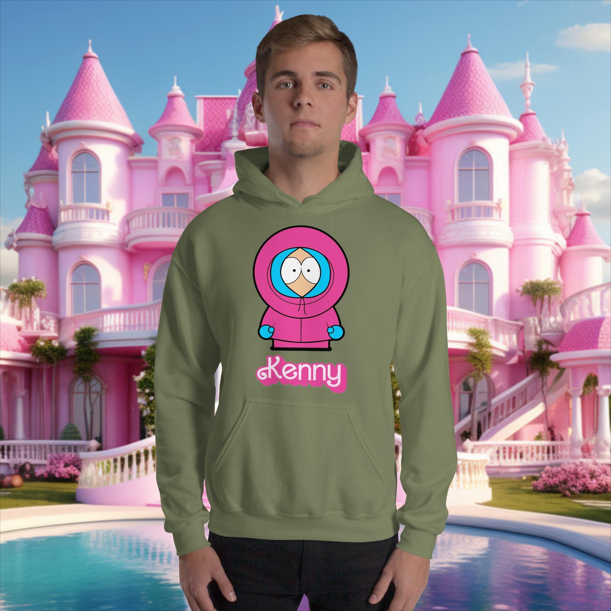 Kenny McCormick Ken Ryan Gosling Barbie South Park Kenny Unisex Hoodie Next Cult Brand