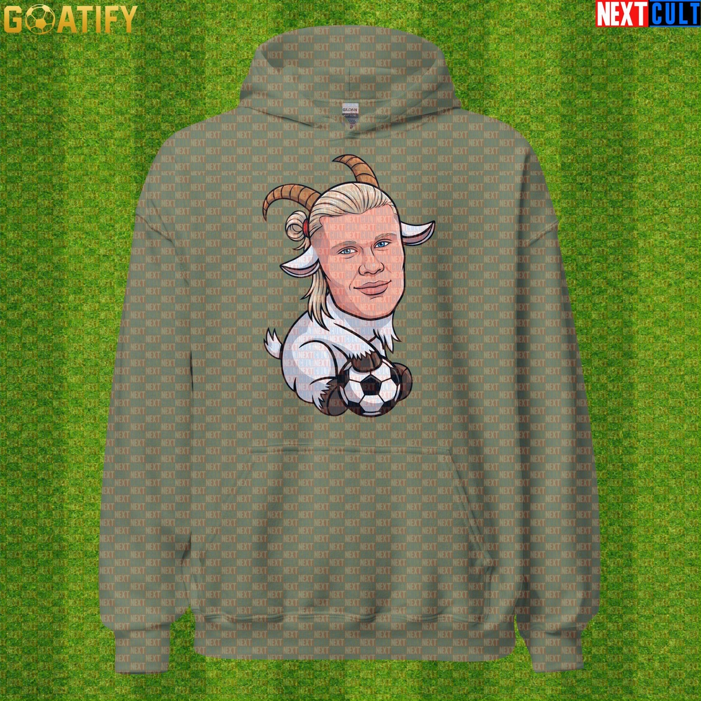 Erling Haaland Hoodie – Goal Machine Football Pullover for Man City and World Cup Fans |  | ["Borussia Dortmund", "Erling Haaland", "Football", "Manchester City", "Norway", "Soccer"]