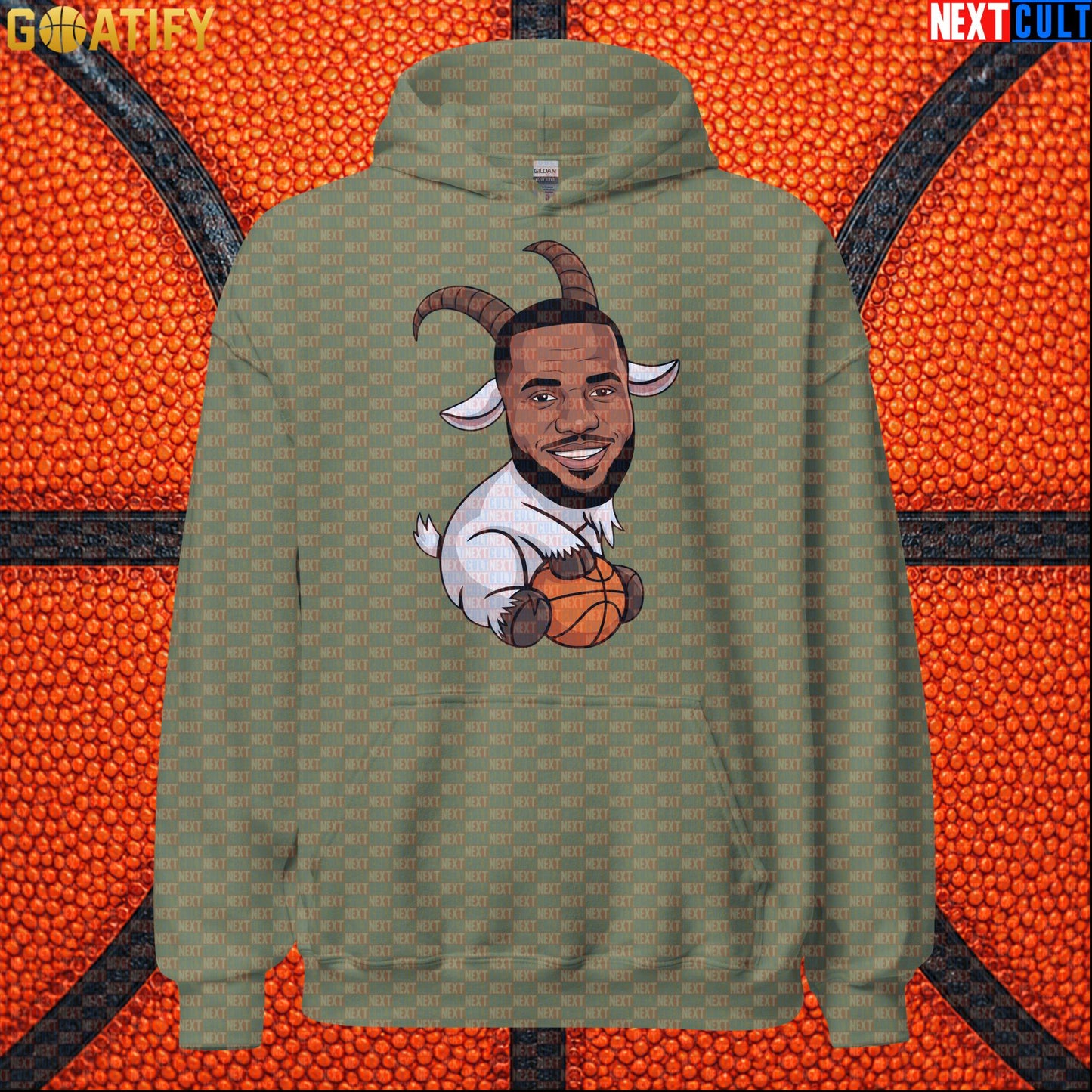 LeBron James Hoodie – LeGOAT Basketball Meme Pullover for NBA Fans and Streetwear |  | ["Basketball", "Cleveland Cavaliers", "LeBron James", "Los Angeles Lakers", "Miami Heat", "NBA"]
