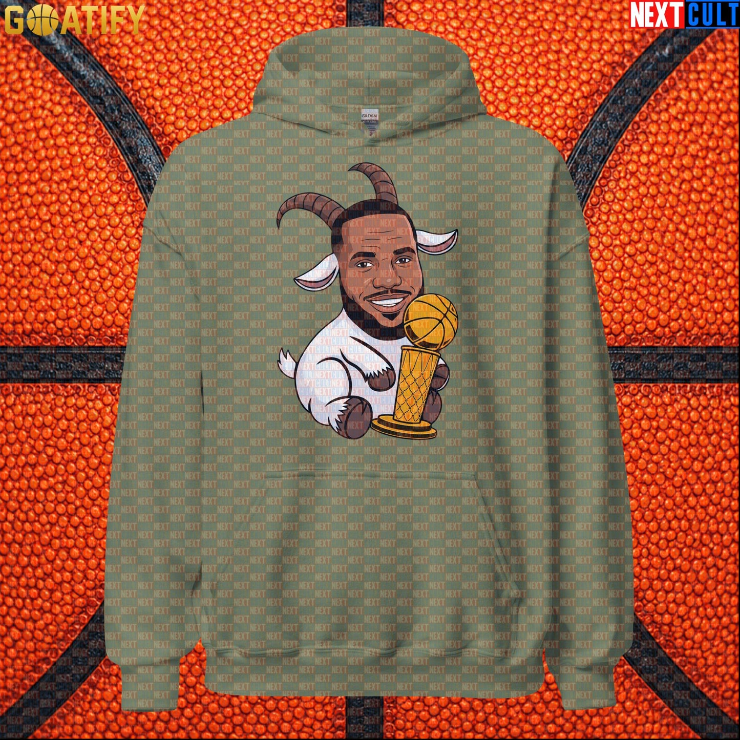 LeBron James Hoodie – LeGOAT Champion Pullover for Basketball Fans and NBA Game Days |  | ["Basketball", "Cleveland Cavaliers", "LeBron James", "Los Angeles Lakers", "Miami Heat", "NBA"]