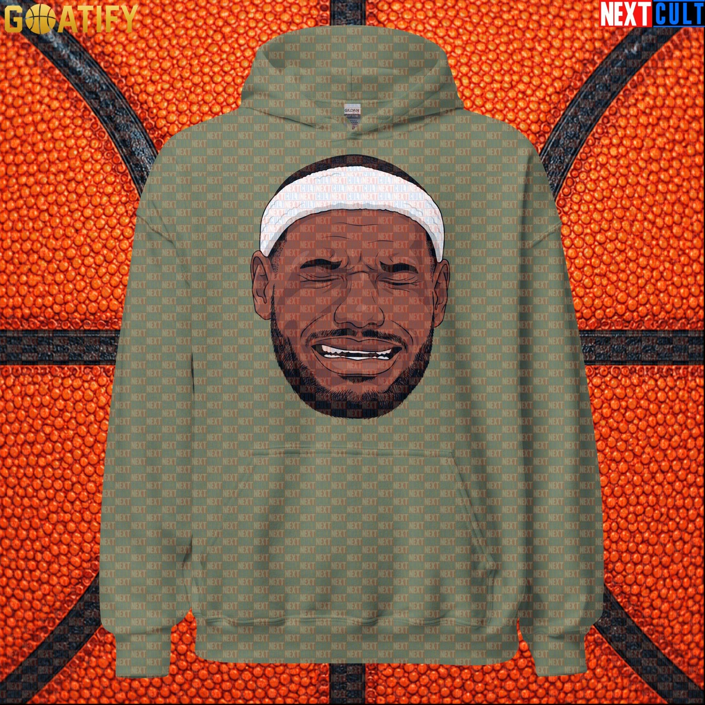 Crying LeBron Meme Hoodie – Funny NBA Basketball Pullover Game Day Gift for Sports Fans |  | ["Basketball", "LeBron James", "NBA"]