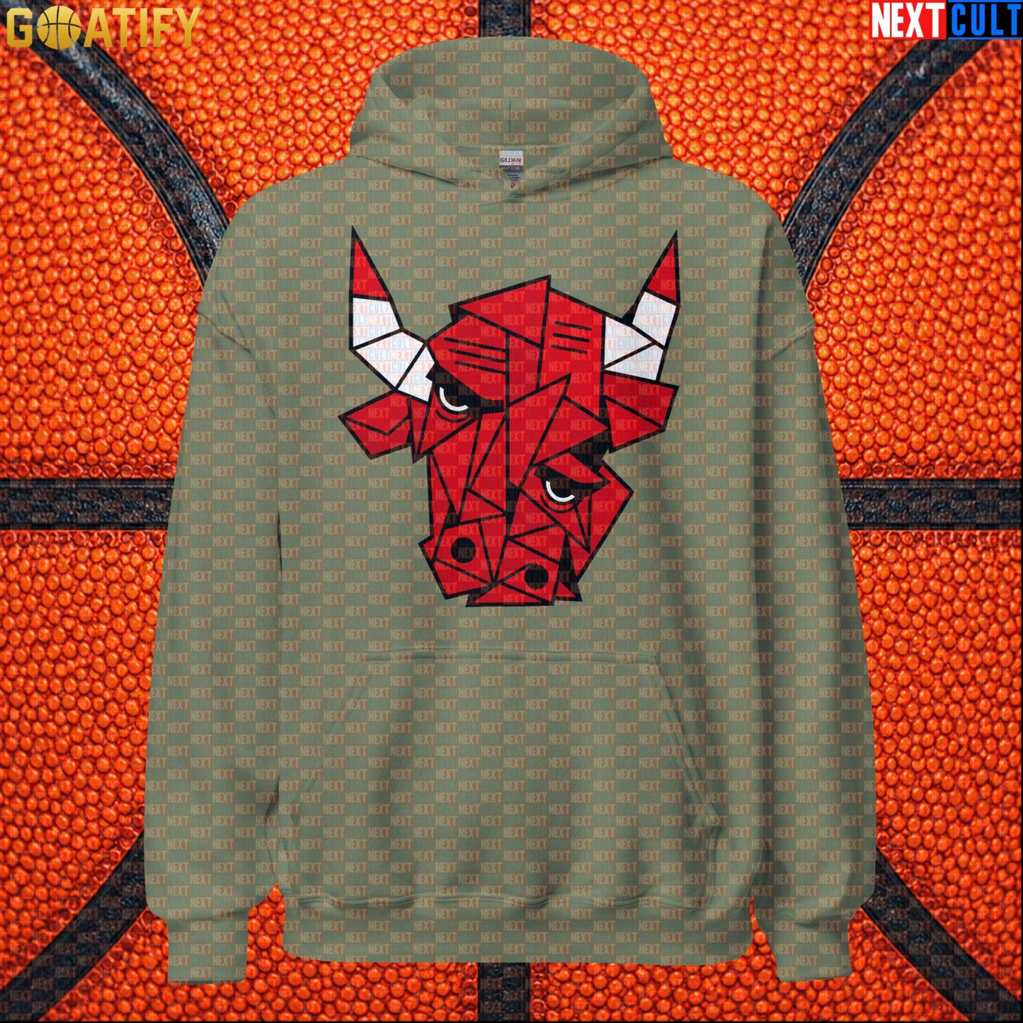 Chicago Bulls Meme Hoodie – Picasso Bulls Cubism Art Pullover for NBA Basketball Fans |  | ["Basketball", "Chicago Bulls", "NBA"]