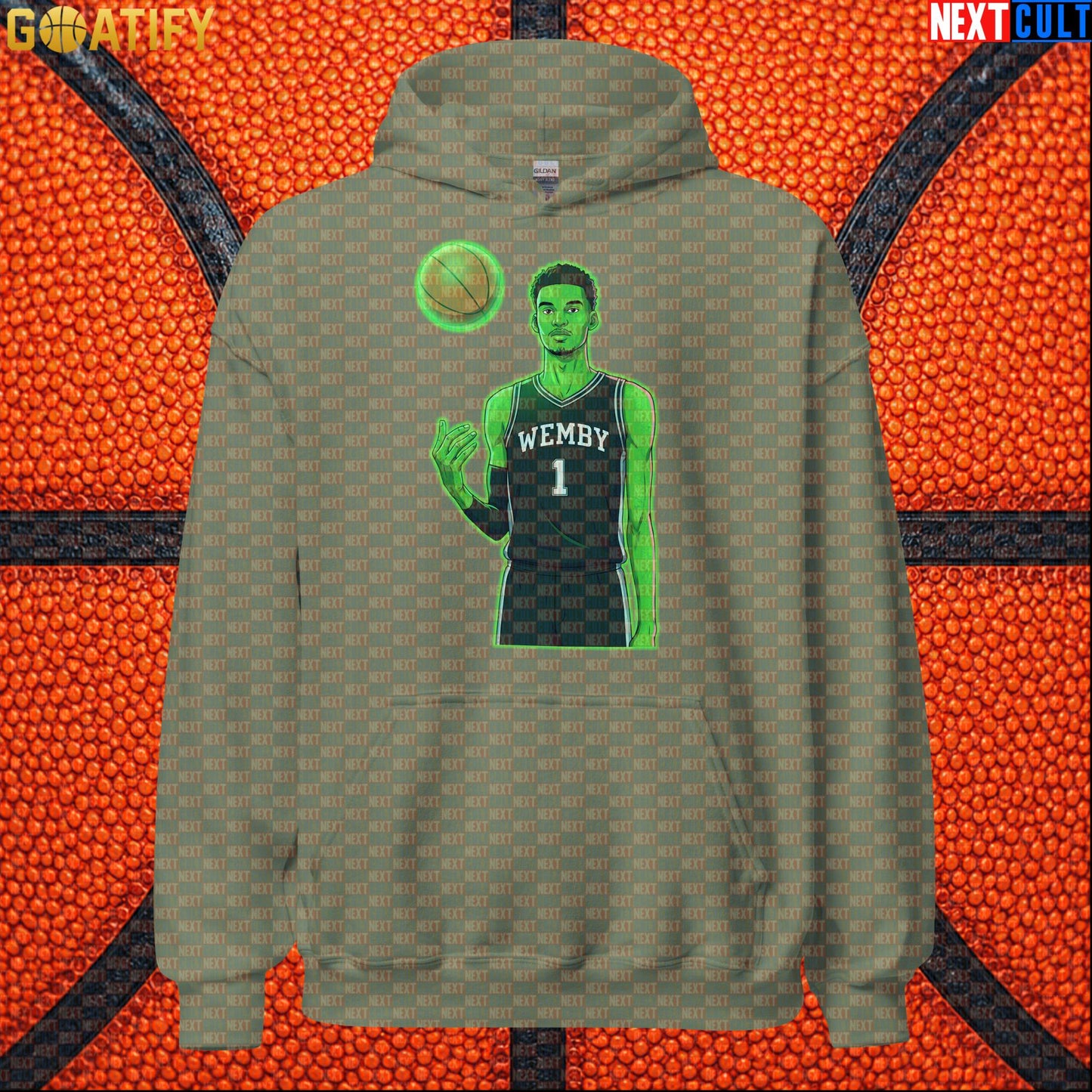 Basketball Hoodie Alien Wemby Sci-Fi Art for Spurs Fans, Streetwear, Game Days and NBA Gifts |  | ["Basketball", "France", "NBA", "San Antonio Spurs", "Victor Wembanyama", "Wemby"]
