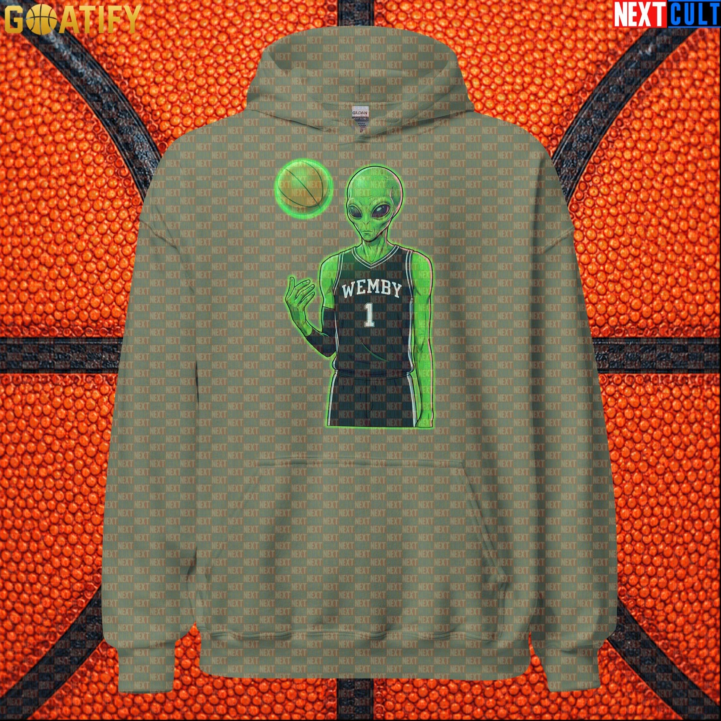 Basketball Hoodie Alien Wemby Sci-Fi Graphic for Spurs Fans, Victor Wembanyama Gift |  | ["Basketball", "France", "NBA", "San Antonio Spurs", "Victor Wembanyama", "Wemby"]