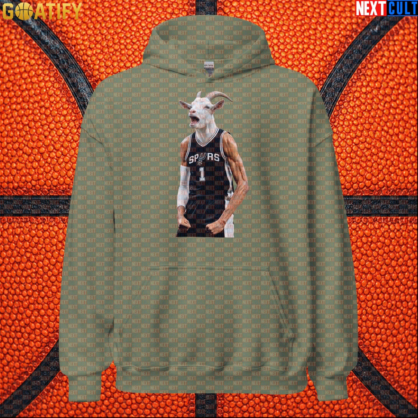 Hoodie Victor Wembanyama GOAT Basketball Pullover for San Antonio Fans Funny NBA Sports Gift | Hoodies | ["Basketball", "France", "NBA", "NCB", "San Antonio Spurs", "Victor Wembanyama", "Wemby"]