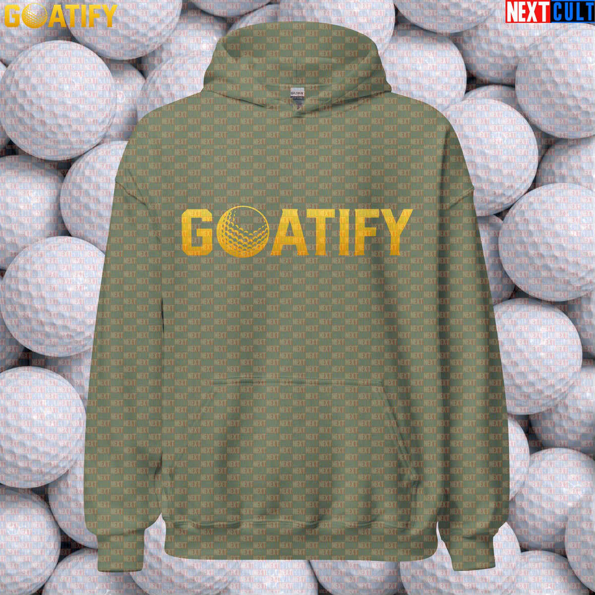 Golf GOAT Hoodie Golden Golf Ball Pullover for Golfers, Sports Fans & Gifts | GOATIFY | Hoodies | ["Golf", "NCB", "PGA"]