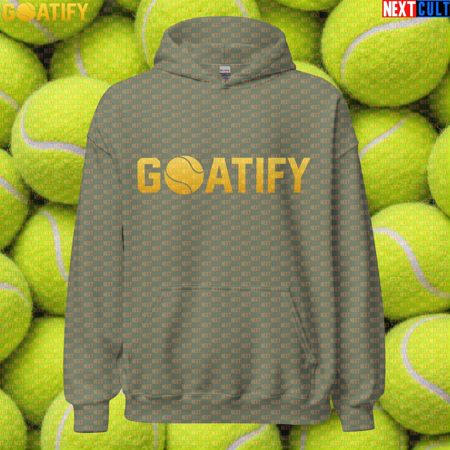 Tennis GOAT Hoodie Golden Ball Pullover for Tennis & Padel Fans, Players & Gifts | GOATIFY | Hoodies | ["NCB", "Padel", "Tennis"]