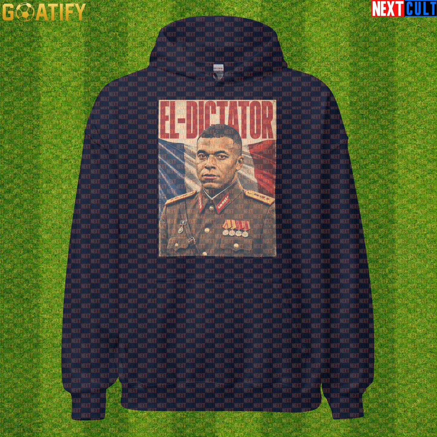 Kylian Mbappe Hoodie – El Dictator Vintage Football Meme Pullover for Real Madrid Fans |  | ["Football", "France", "Kylian Mbappe", "PSG", "Real Madrid", "Soccer"]