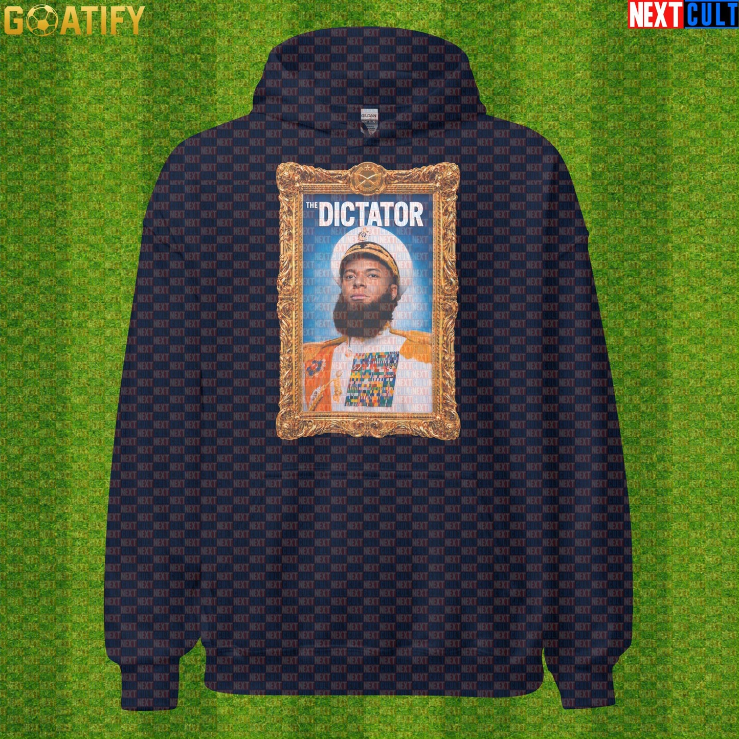 Kylian Mbappe Hoodie – The Dictator Football Meme Pullover for Real Madrid Supporters Navy Next Cult Brand