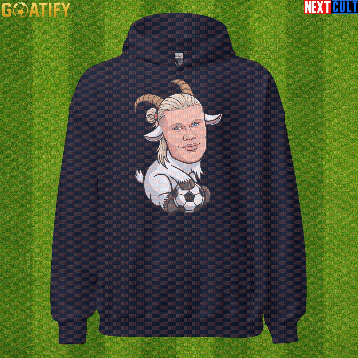 Erling Haaland Hoodie – Goal Machine Football Pullover for Man City and World Cup Fans |  | ["Borussia Dortmund", "Erling Haaland", "Football", "Manchester City", "Norway", "Soccer"]