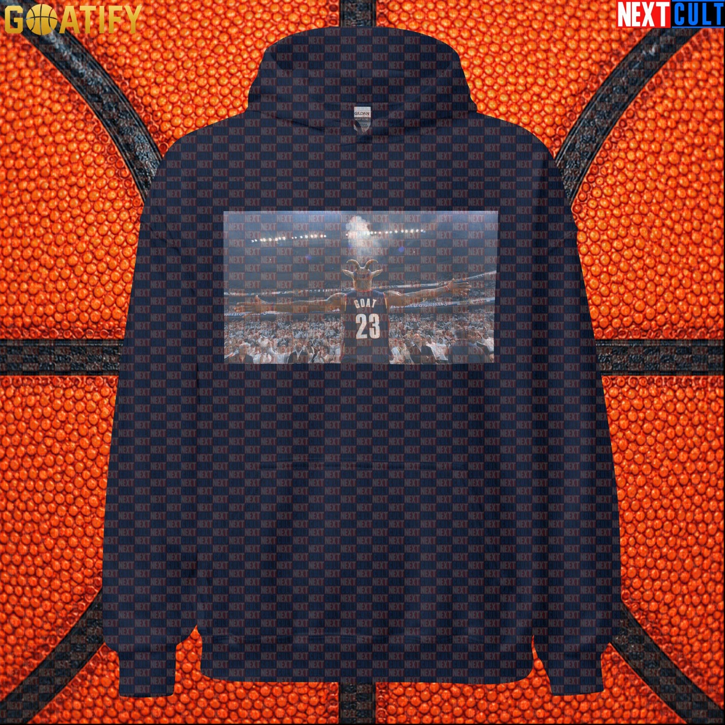 LeBron James Hoodie – GOAT Chalk Toss Pullover for Cleveland Cavaliers Match Days |  | ["Basketball", "Cleveland Cavaliers", "LeBron James", "NBA"]