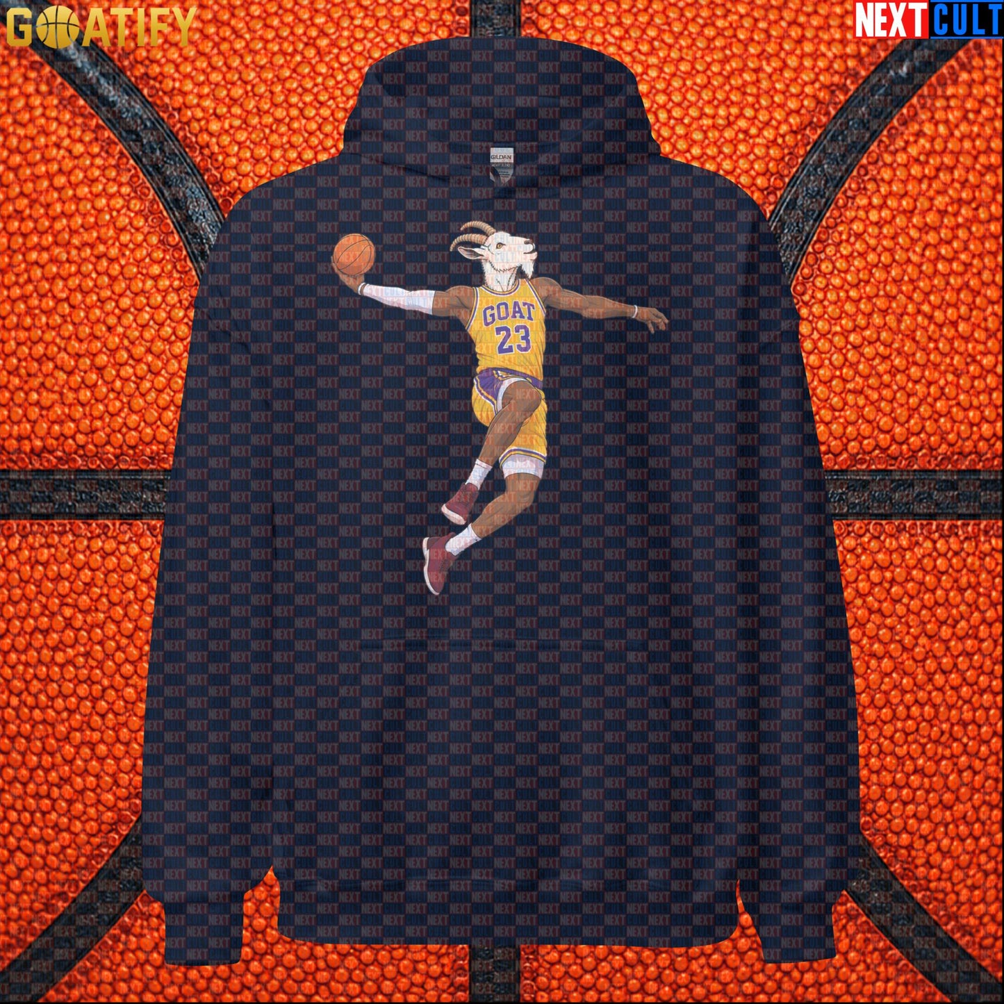 LeBron James Hoodie – Number 23 GOAT Dunk Streetwear Gift for Los Angeles Lakers Fans |  | ["Basketball", "LeBron James", "Los Angeles Lakers", "NBA"]
