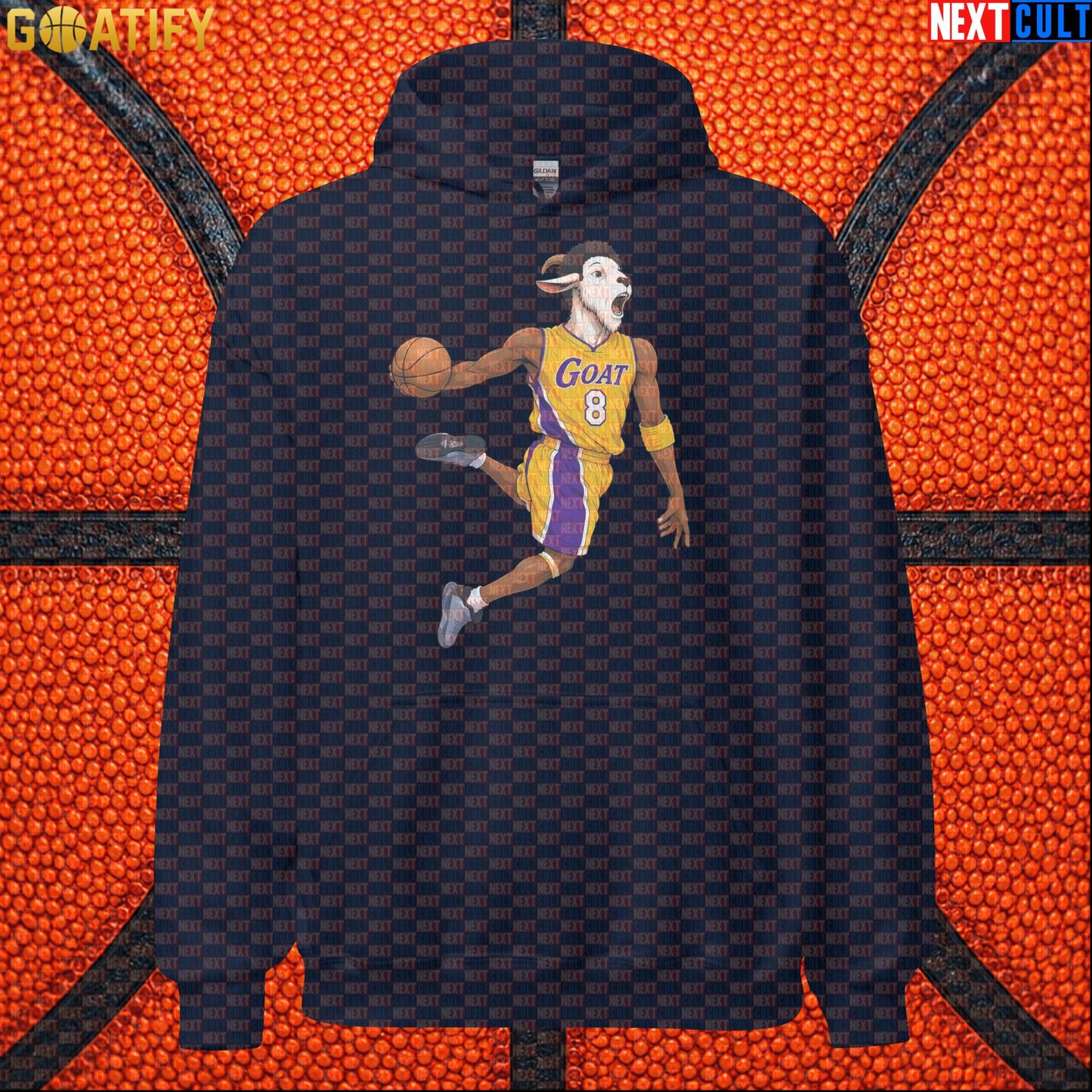 Kobe Bryant Hoodie – Young Kobe No. 8 Dunking GOAT Pullover for Lakers Basketball Fans |  | ["Basketball", "Kobe Bryant", "Los Angeles Lakers", "NBA"]