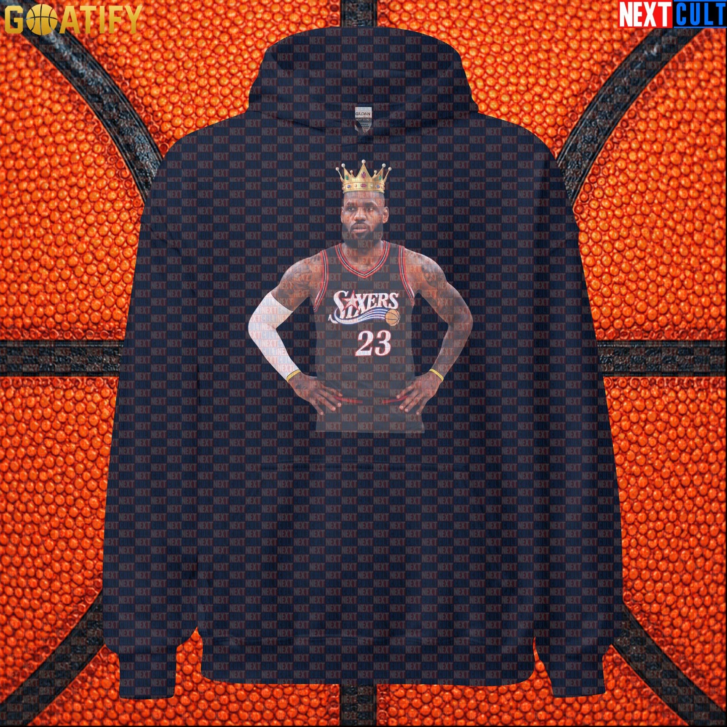 LeBron James Hoodie – King of Philadelphia 76ers Basketball Pullover for NBA Fans & Gifts |  | ["Basketball", "LeBron James", "NBA", "Philadelphia 76ers"]