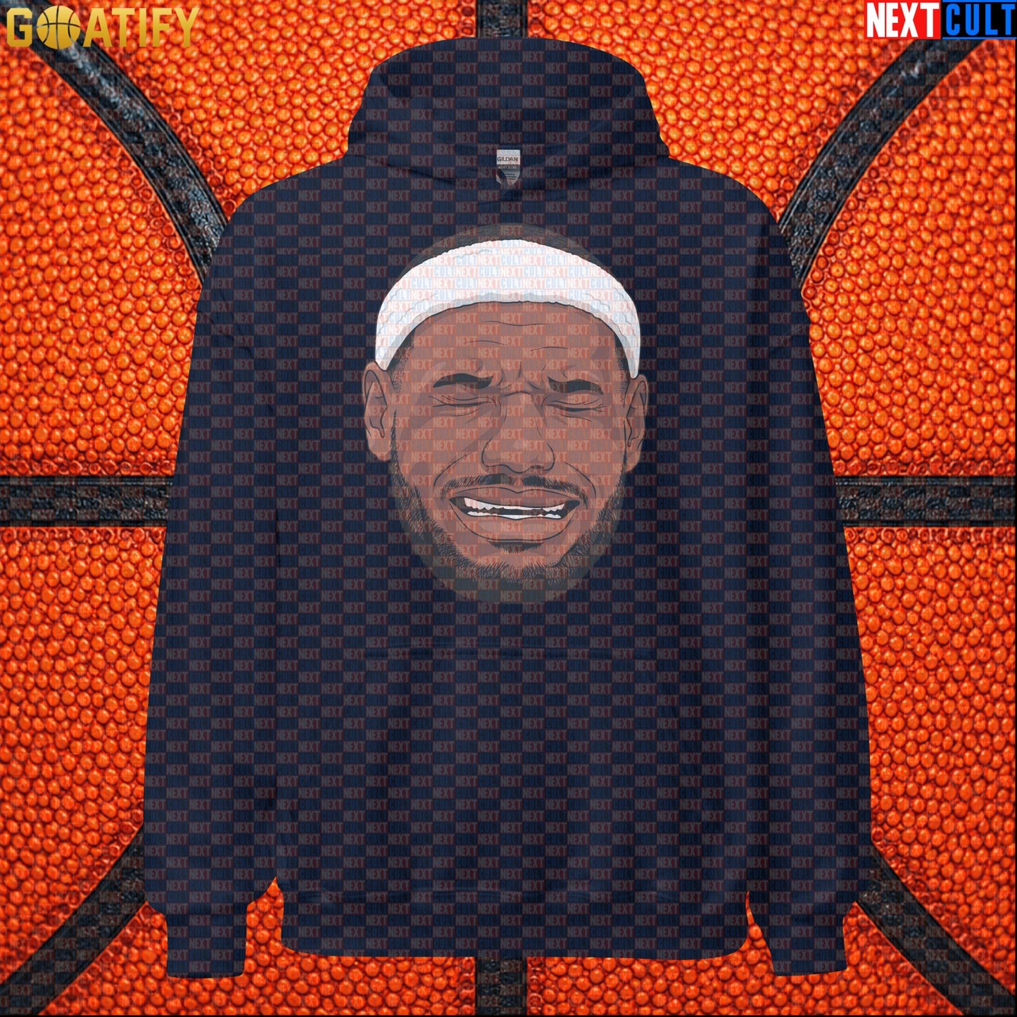 Crying LeBron Meme Hoodie – Funny NBA Basketball Pullover Game Day Gift for Sports Fans |  | ["Basketball", "LeBron James", "NBA"]