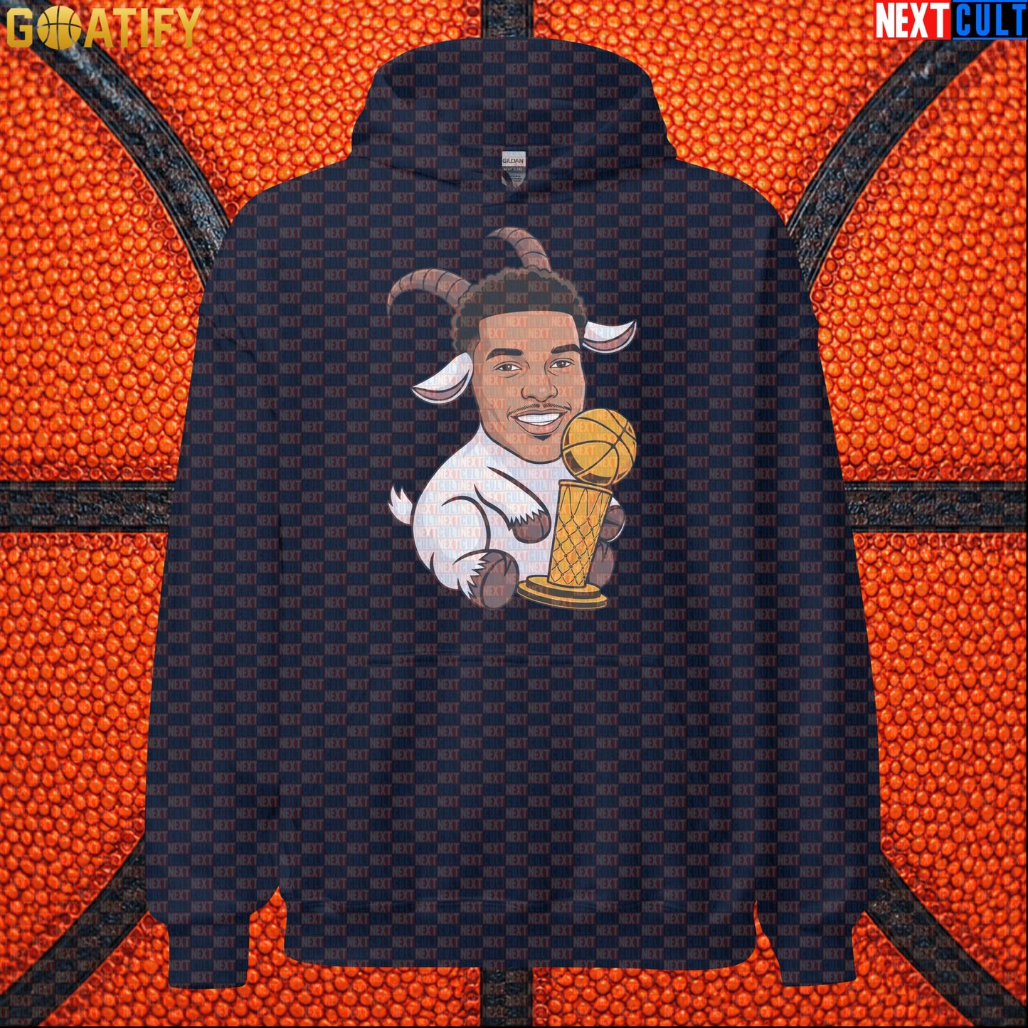 Basketball Hoodie Victor Wembanyama GOAT Championship Cartoon for Spurs Fans & NBA Game Day |  | ["Basketball", "France", "NBA", "San Antonio Spurs", "Victor Wembanyama", "Wemby"]