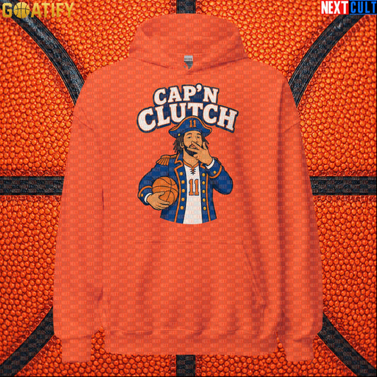 Jalen Brunson Hoodie – Cap’n Clutch Pullover for New York Knicks Fans and NBA Match Days |  | ["Basketball", "Jalen Brunson", "NBA", "New York Knicks"]