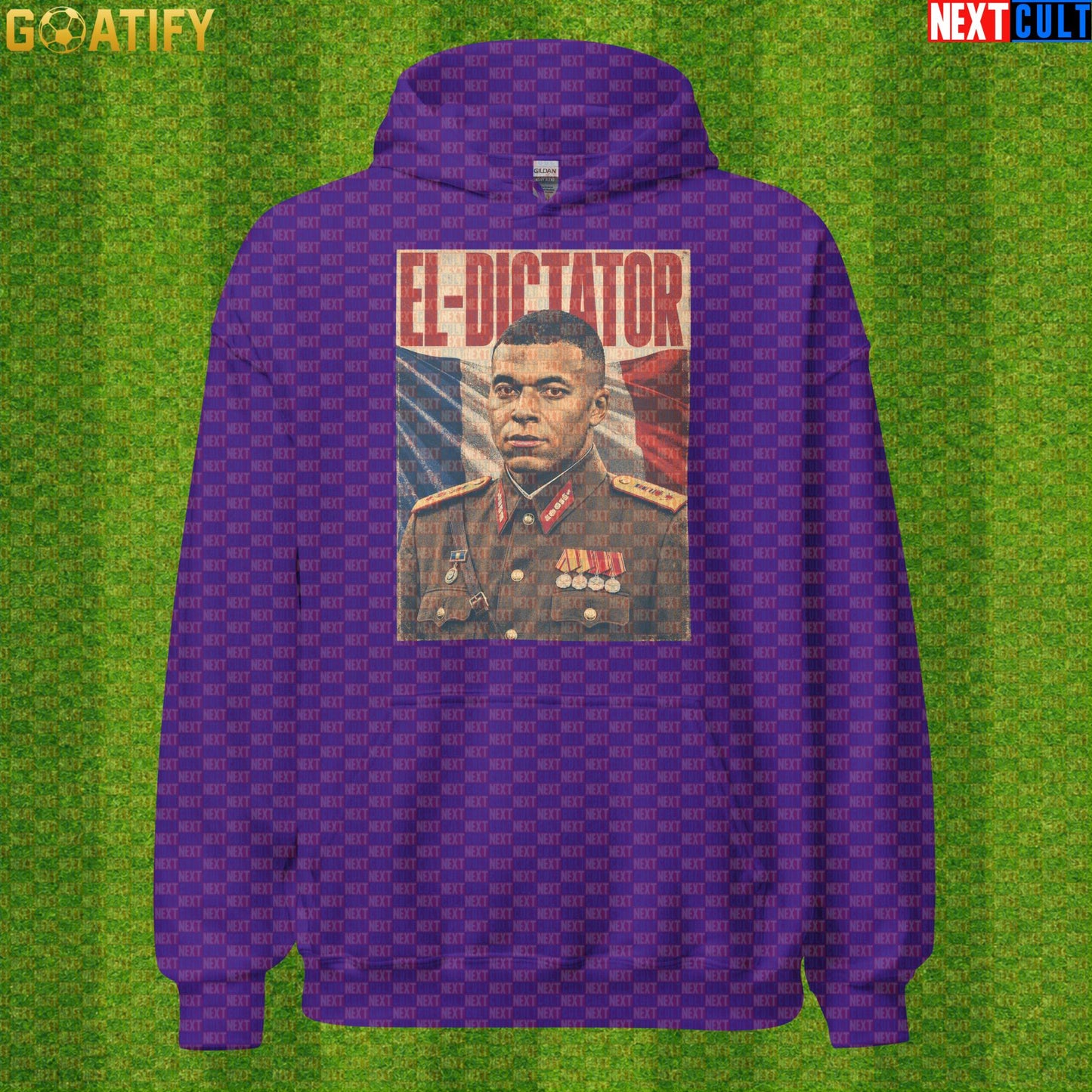 Kylian Mbappe Hoodie – El Dictator Vintage Football Meme Pullover for Real Madrid Fans |  | ["Football", "France", "Kylian Mbappe", "PSG", "Real Madrid", "Soccer"]