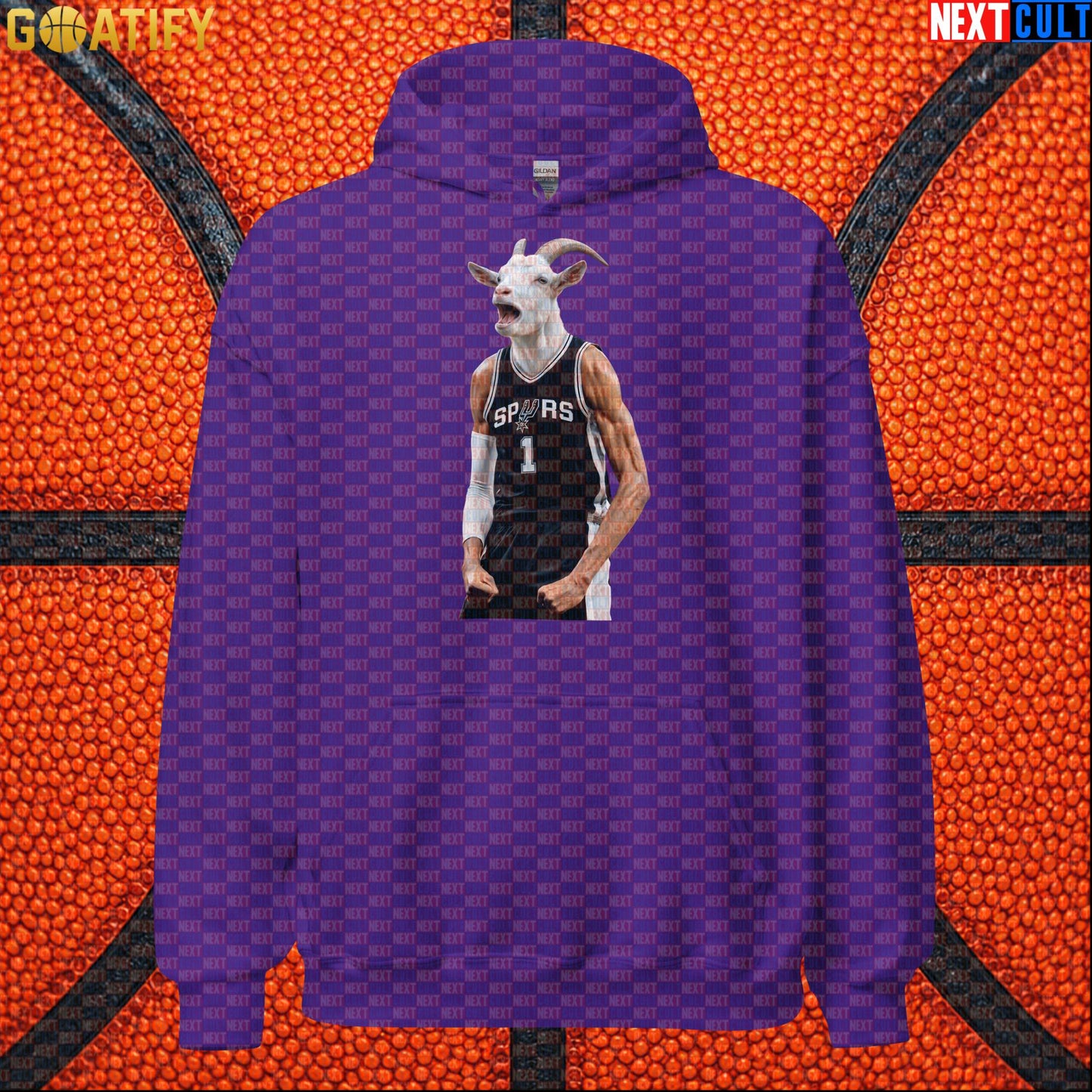 Hoodie Victor Wembanyama GOAT Basketball Pullover for San Antonio Fans Funny NBA Sports Gift | Hoodies | ["Basketball", "France", "NBA", "NCB", "San Antonio Spurs", "Victor Wembanyama", "Wemby"]