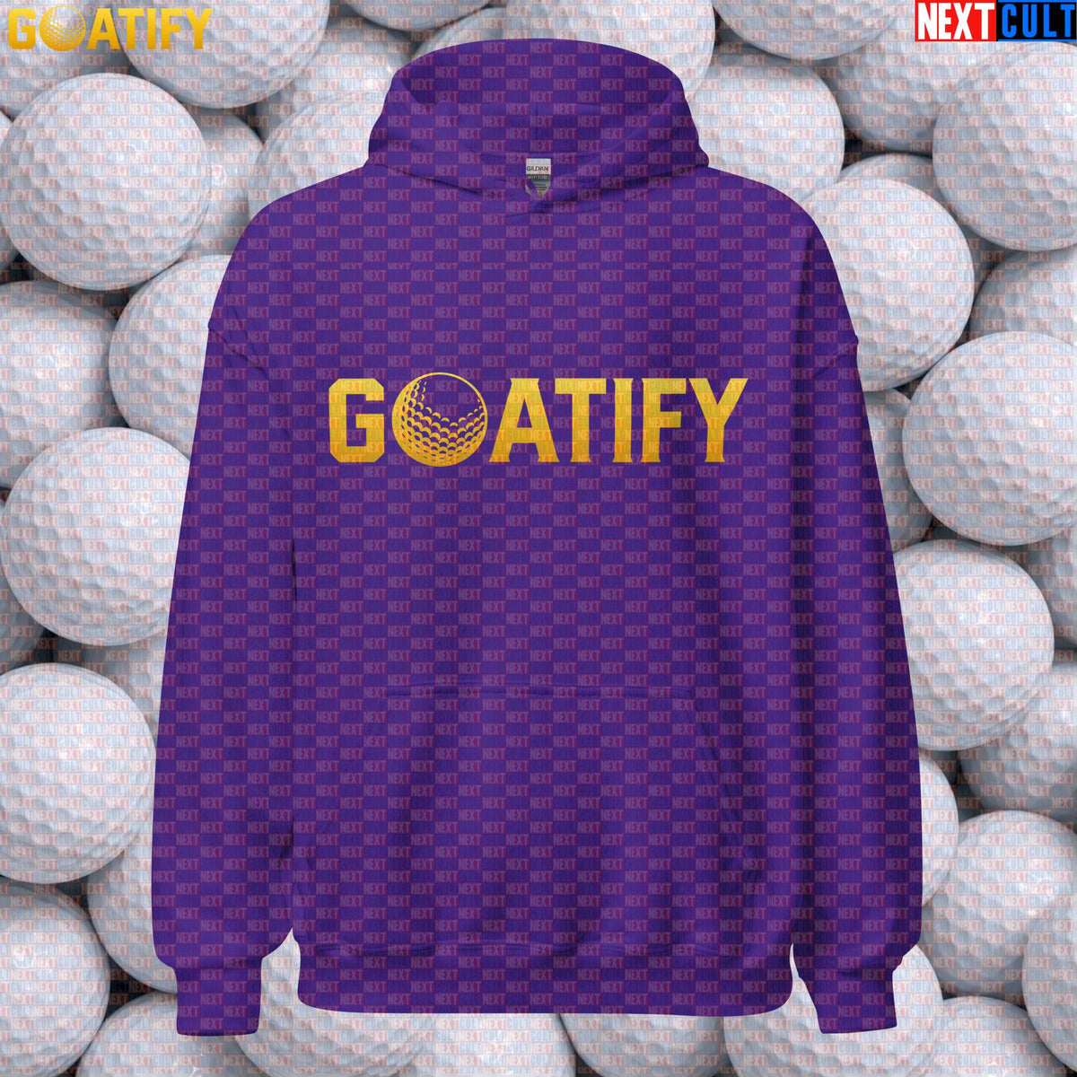 Golf GOAT Hoodie Golden Golf Ball Pullover for Golfers, Sports Fans & Gifts | GOATIFY | Hoodies | ["Golf", "NCB", "PGA"]