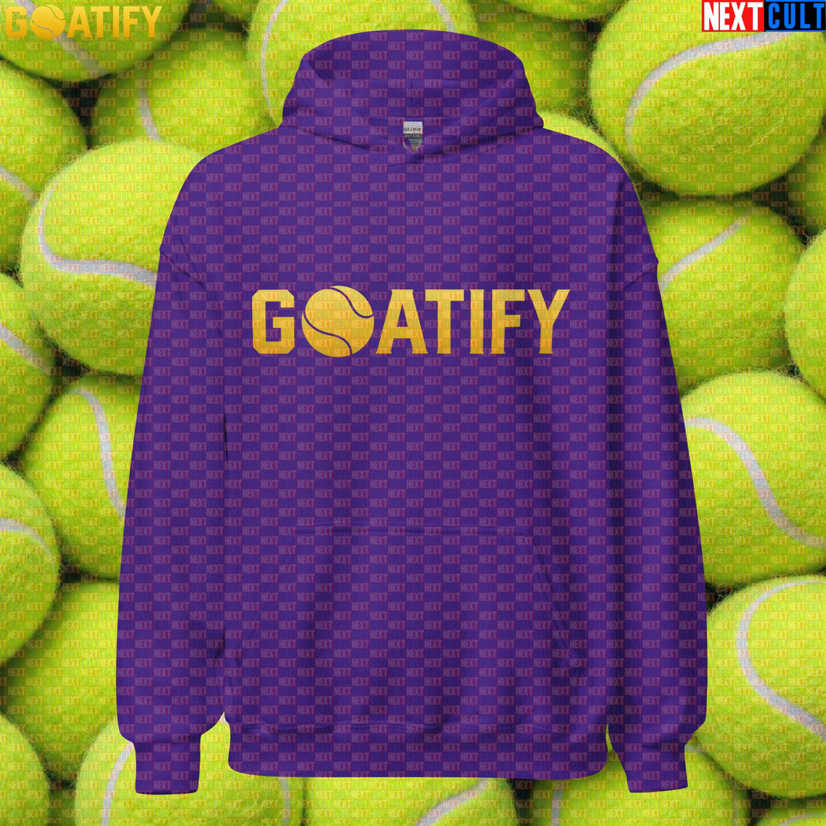 Tennis GOAT Hoodie Golden Ball Pullover for Tennis & Padel Fans, Players & Gifts | GOATIFY | Hoodies | ["NCB", "Padel", "Tennis"]