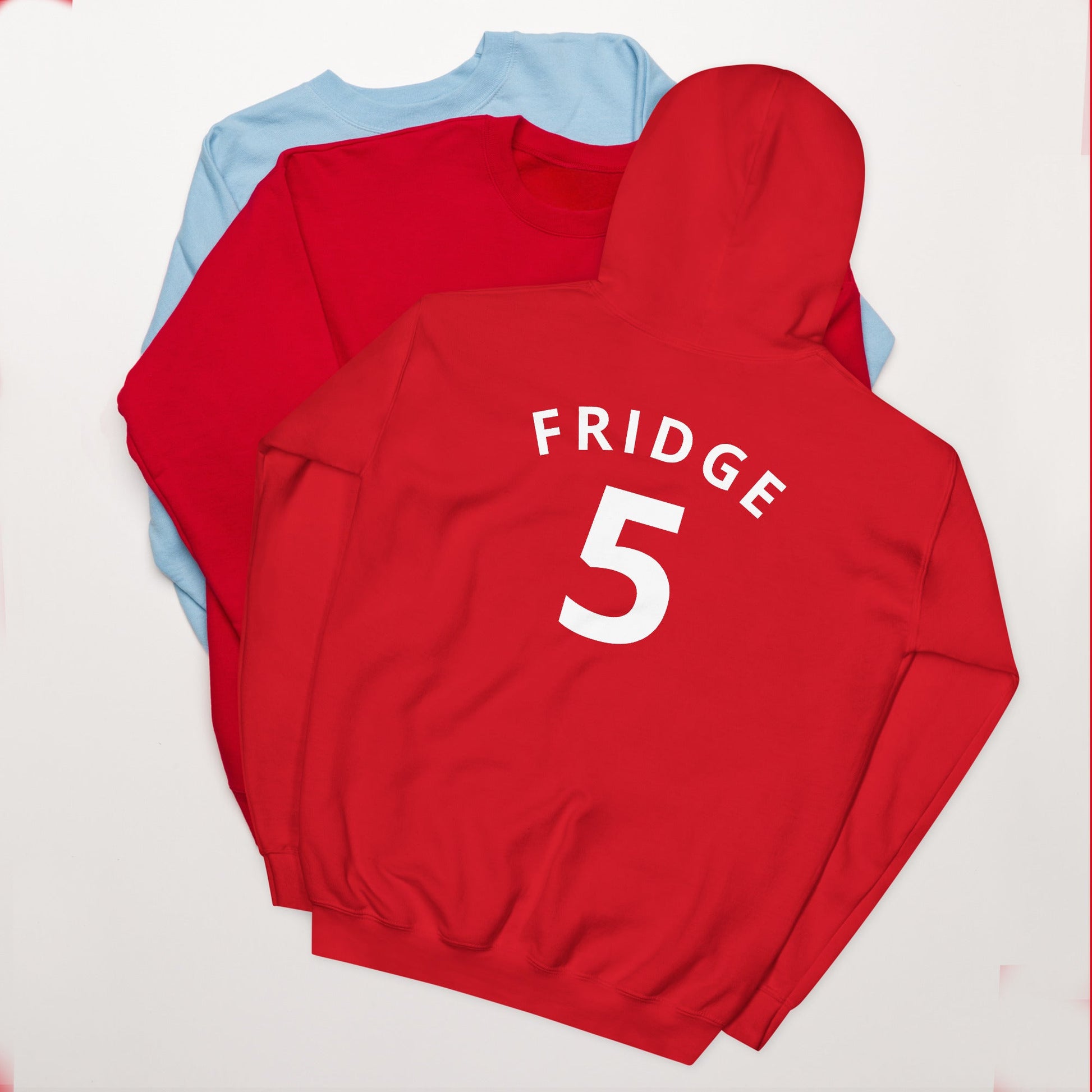 Harry ''The Fridge'' Maguire Unisex Hoodie, With Name & Number Hoodies Football Harry Maguire Manchester United The Fridge Next Cult Brand