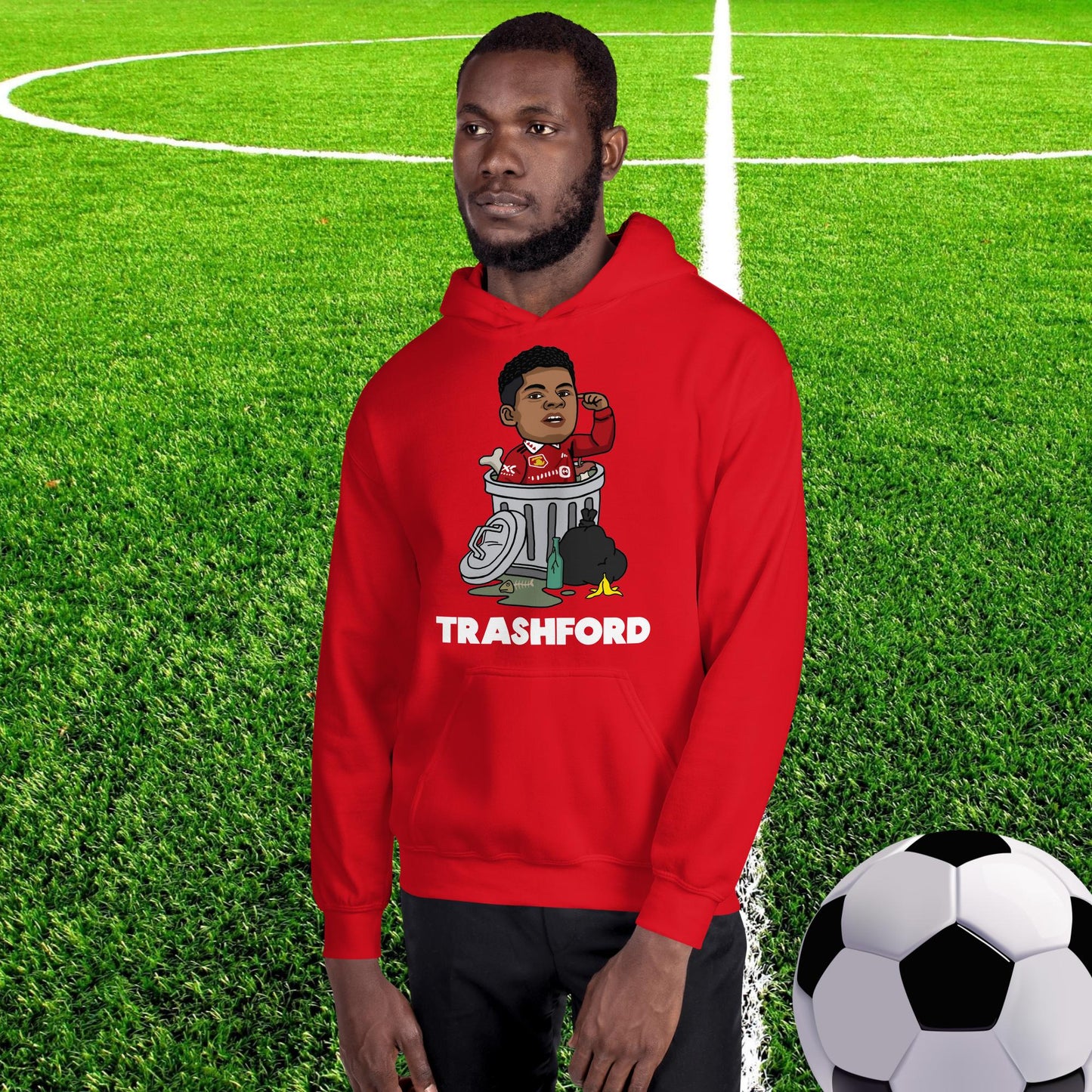 Trashford Marcus Rashford Manchester United Gift Man United Gift Marcus Rashford Unisex Hoodie Next Cult Brand