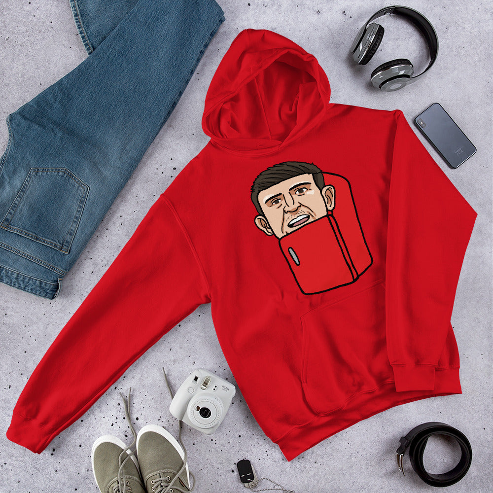 Harry ''The Fridge'' Maguire Unisex Hoodie Red Hoodies Football Harry Maguire Manchester United The Fridge Next Cult Brand