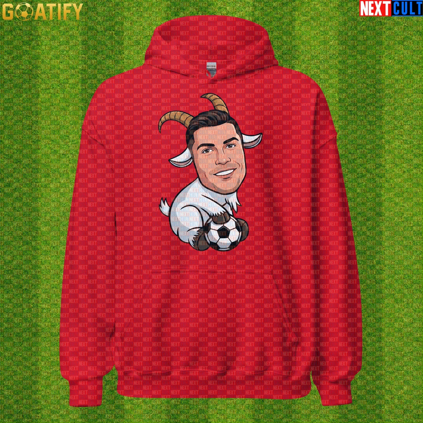 Cristiano Ronaldo Hoodie – Funny GOAT Football Pullover Gift for Portugal World Cup Fans |  | ["Al Nassr", "Cristiano Ronaldo", "Football", "Juventus", "Manchester United", "Portugal", "Real Madrid", "Soccer"]