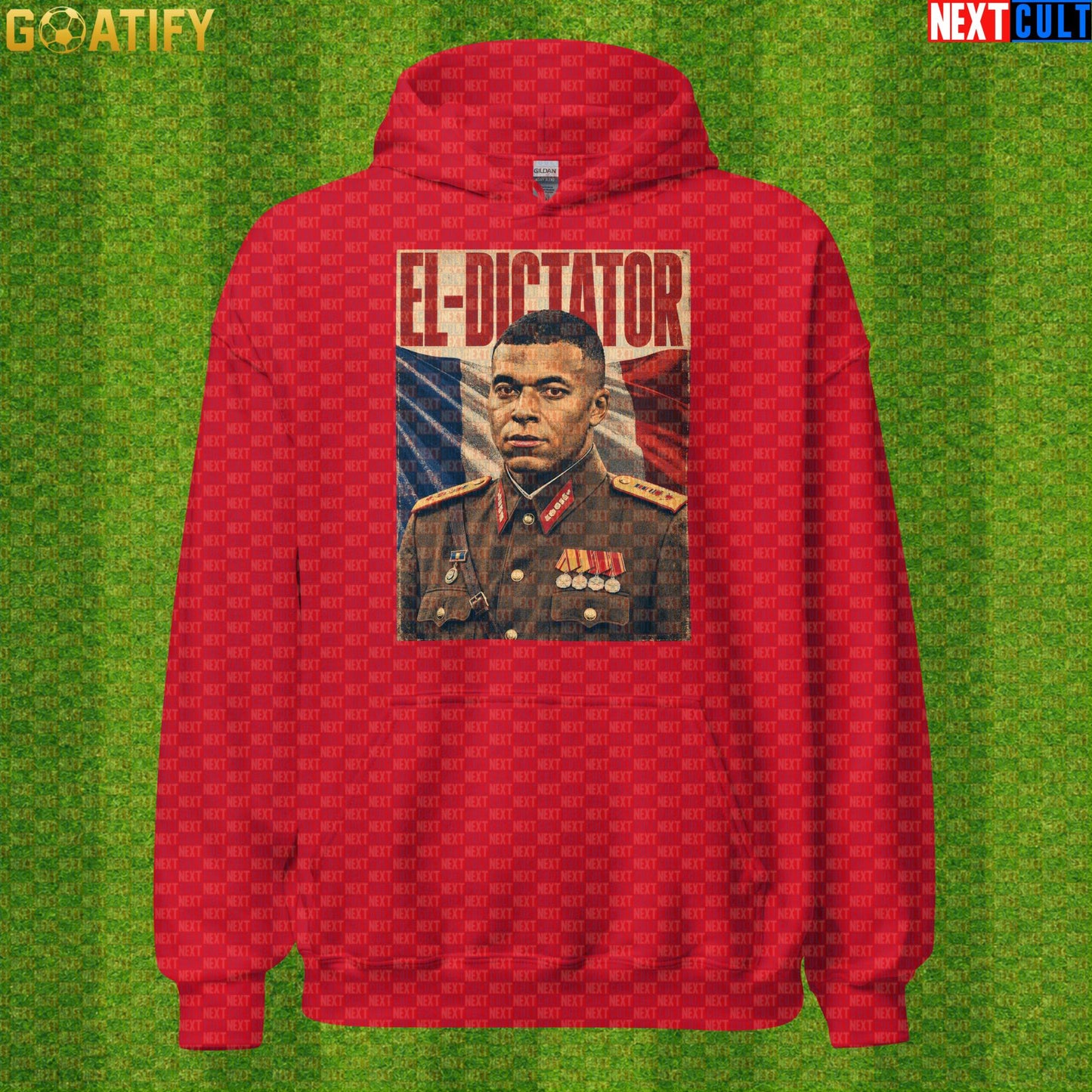 Kylian Mbappe Hoodie – El Dictator Vintage Football Meme Pullover for Real Madrid Fans |  | ["Football", "France", "Kylian Mbappe", "PSG", "Real Madrid", "Soccer"]