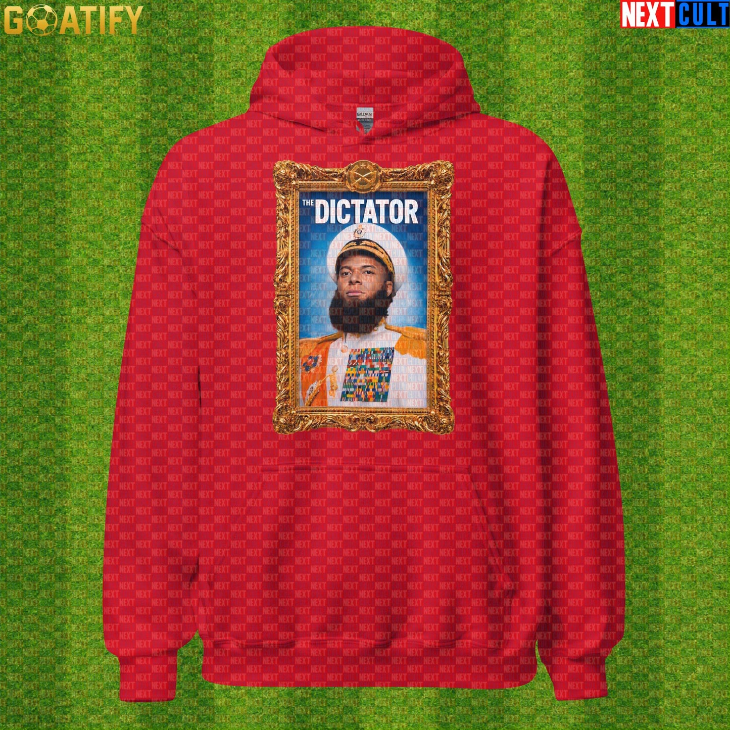Kylian Mbappe Hoodie – The Dictator Football Meme Pullover for Real Madrid Supporters Red Next Cult Brand