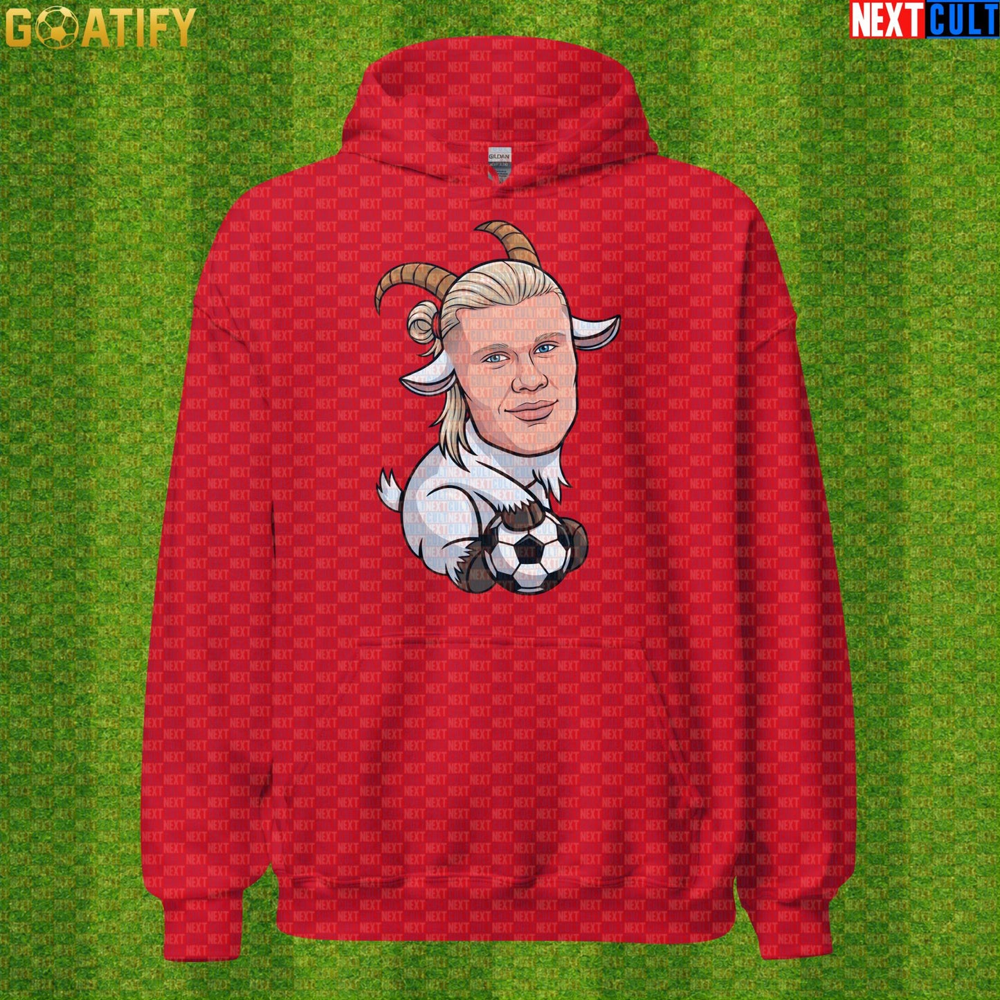 Erling Haaland Hoodie – Goal Machine Football Pullover for Man City and World Cup Fans |  | ["Borussia Dortmund", "Erling Haaland", "Football", "Manchester City", "Norway", "Soccer"]