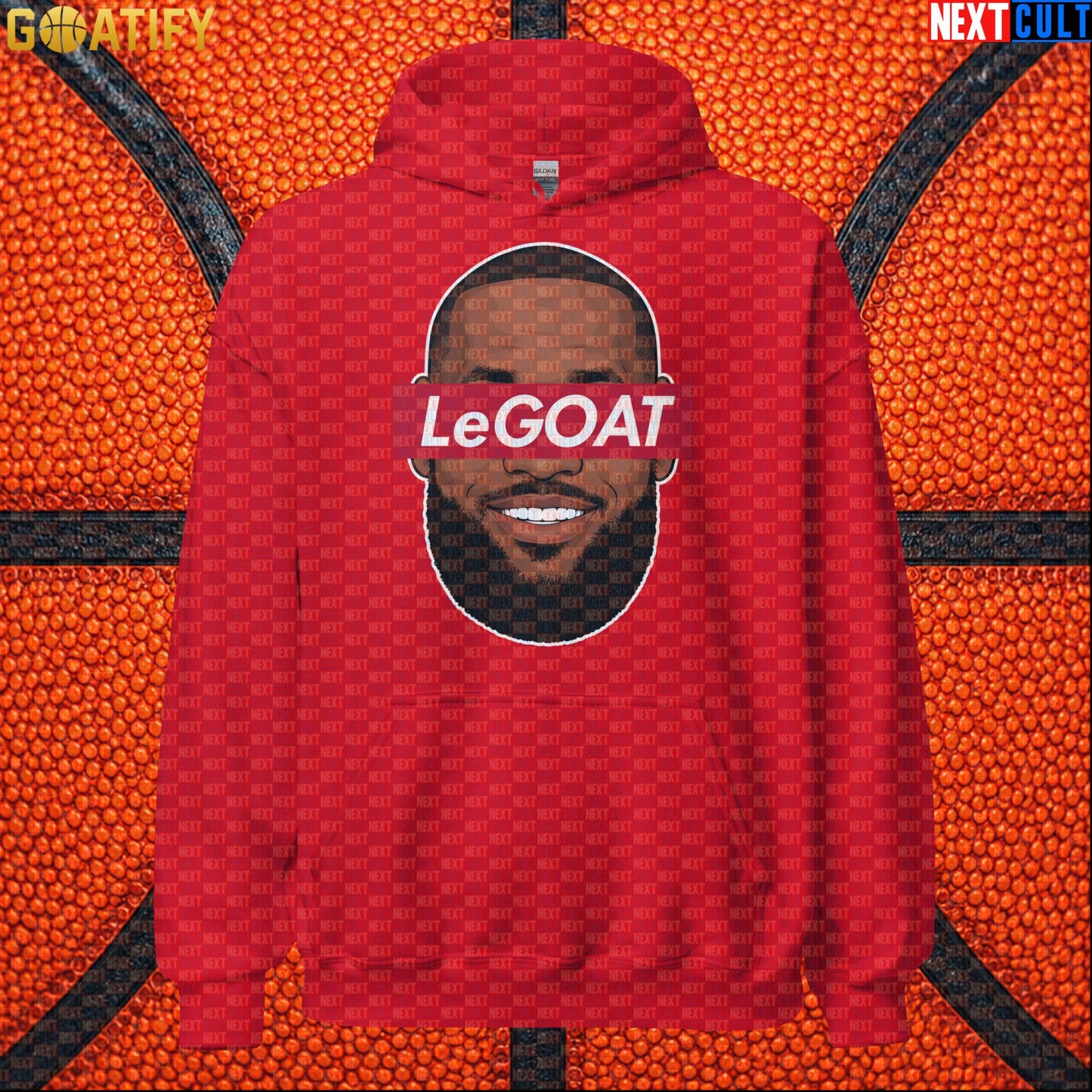 LeBron James Hoodie – LeGOAT Streetwear Pullover Gift for Basketball Fans and NBA Game Days |  | ["Basketball", "Cleveland Cavaliers", "LeBron James", "Los Angeles Lakers", "Miami Heat", "NBA"]