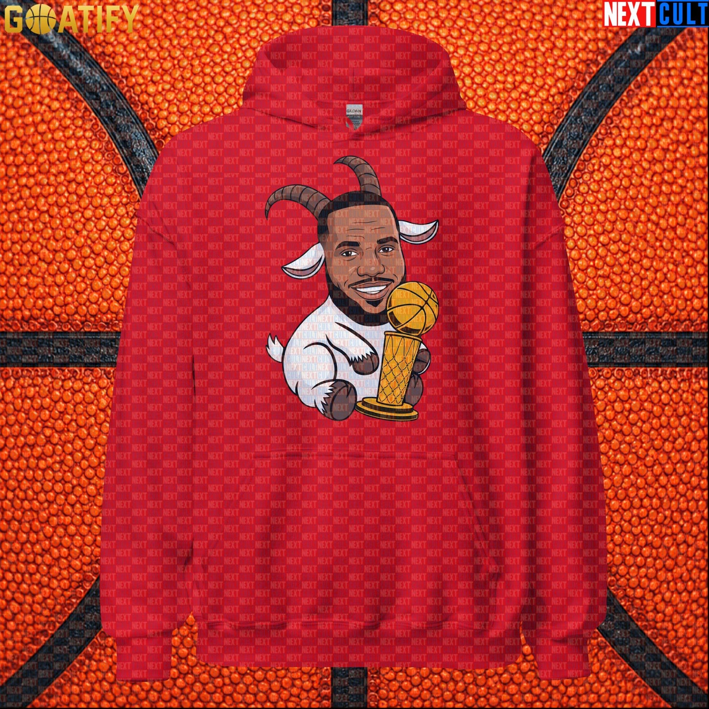 LeBron James Hoodie – LeGOAT Champion Pullover for Basketball Fans and NBA Game Days |  | ["Basketball", "Cleveland Cavaliers", "LeBron James", "Los Angeles Lakers", "Miami Heat", "NBA"]