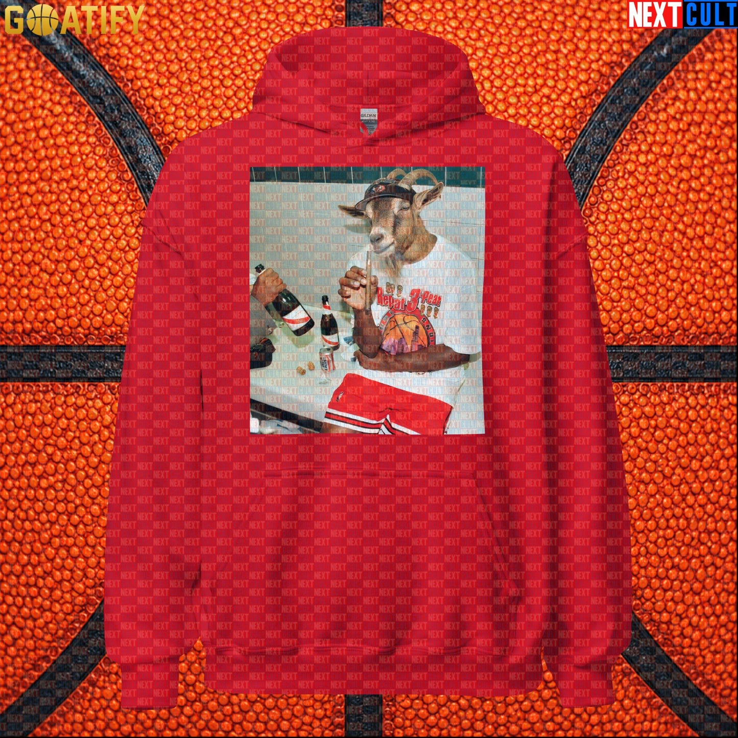 Michael Jordan Hoodie – 6 Rings GOAT Locker Room Pullover for Chicago Bulls Basketball Fans |  | ["Basketball", "Chicago Bulls", "Michael Jordan", "NBA"]