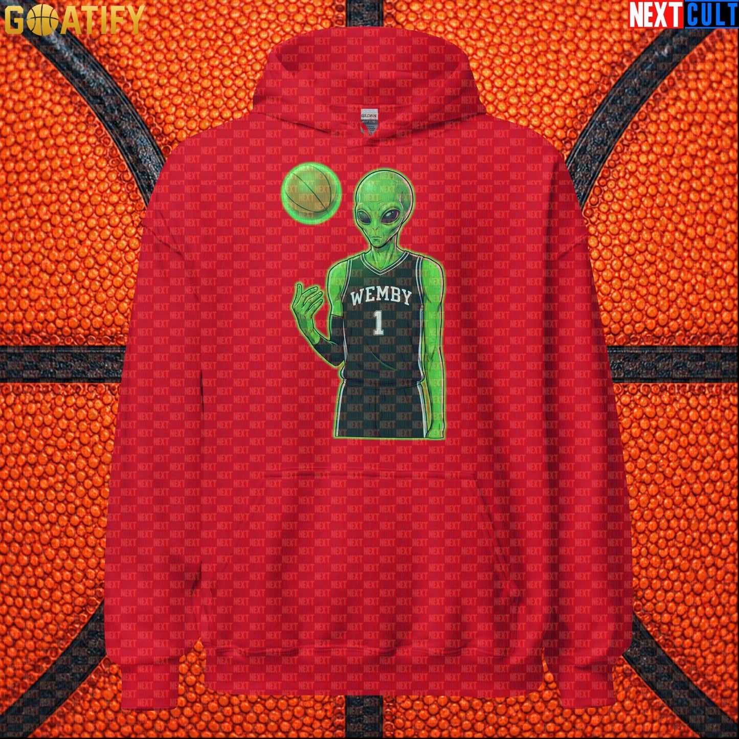 Basketball Hoodie Alien Wemby Sci-Fi Graphic for Spurs Fans, Victor Wembanyama Gift |  | ["Basketball", "France", "NBA", "San Antonio Spurs", "Victor Wembanyama", "Wemby"]