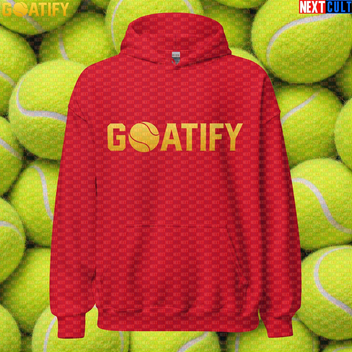 Tennis GOAT Hoodie Golden Ball Pullover for Tennis & Padel Fans, Players & Gifts | GOATIFY | Hoodies | ["NCB", "Padel", "Tennis"]