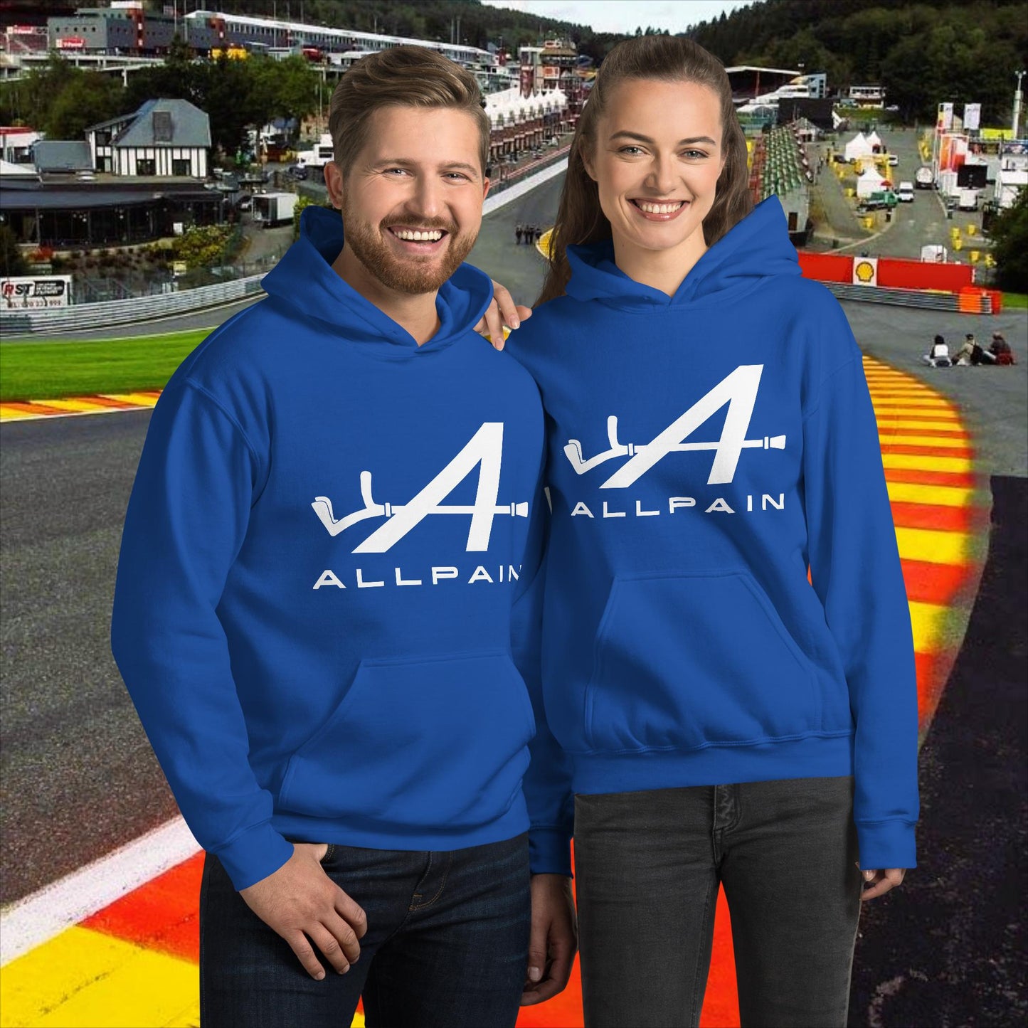 Allpain Alpine F1 Formula 1 Pierre Gasly Esteban Ocon Alpine Unisex Hoodie Royal Hoodies Alpine F1 Next Cult Brand