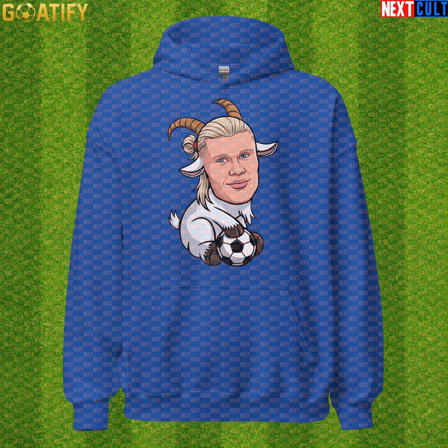 Erling Haaland Hoodie – Goal Machine Football Pullover for Man City and World Cup Fans |  | ["Borussia Dortmund", "Erling Haaland", "Football", "Manchester City", "Norway", "Soccer"]