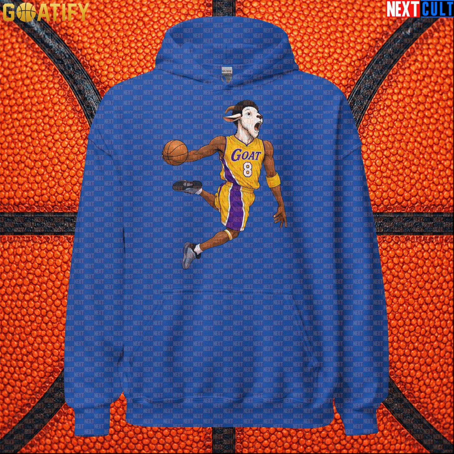 Kobe Bryant Hoodie – Young Kobe No. 8 Dunking GOAT Pullover for Lakers Basketball Fans |  | ["Basketball", "Kobe Bryant", "Los Angeles Lakers", "NBA"]